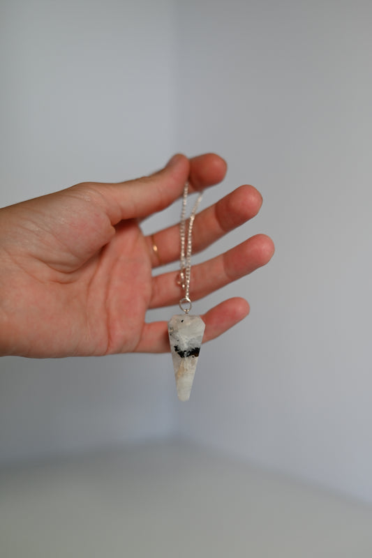 Péndulo de Piedra Luna | intuición y equilibrio