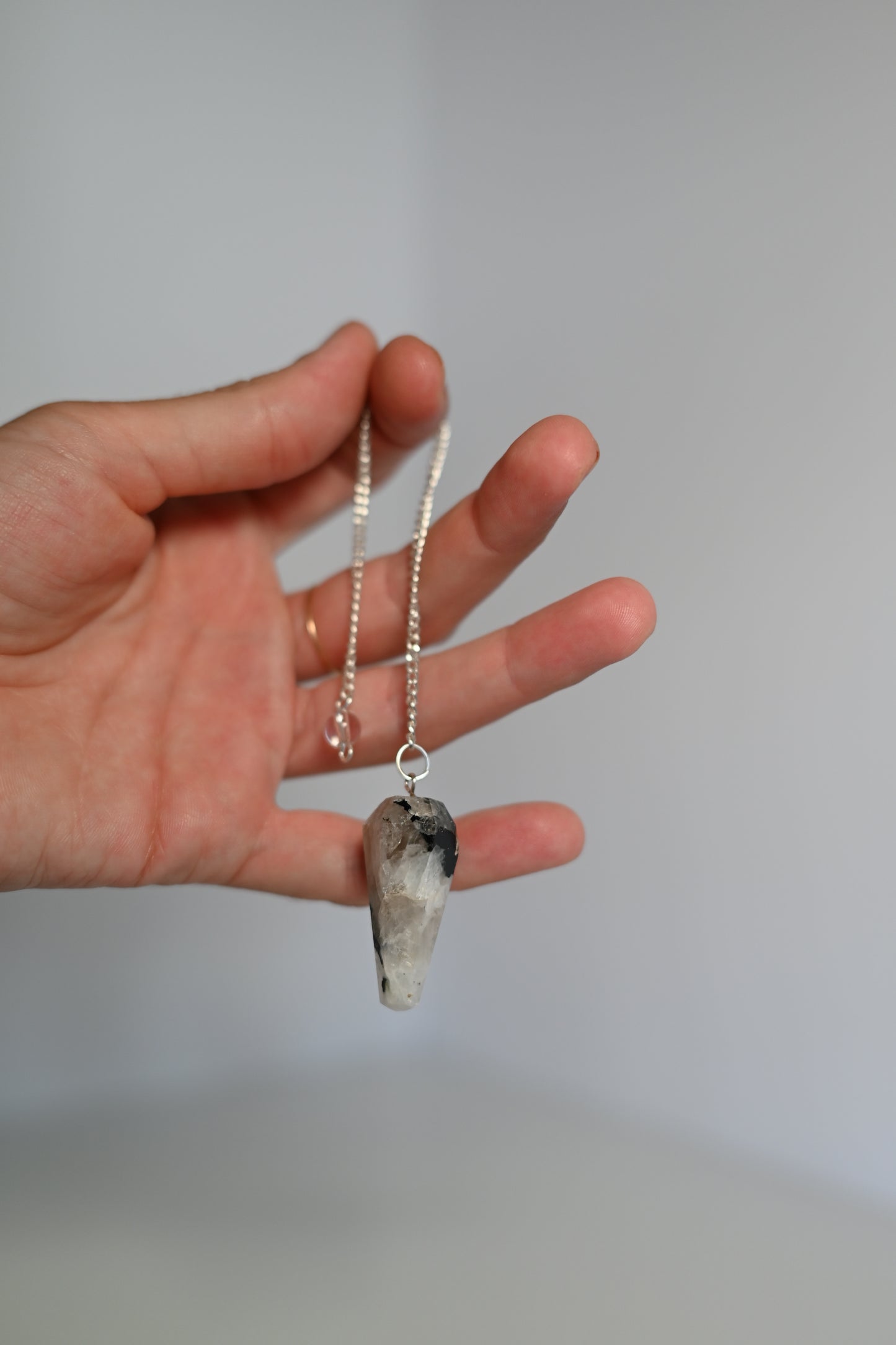 Péndulo de Piedra Luna | intuición y equilibrio