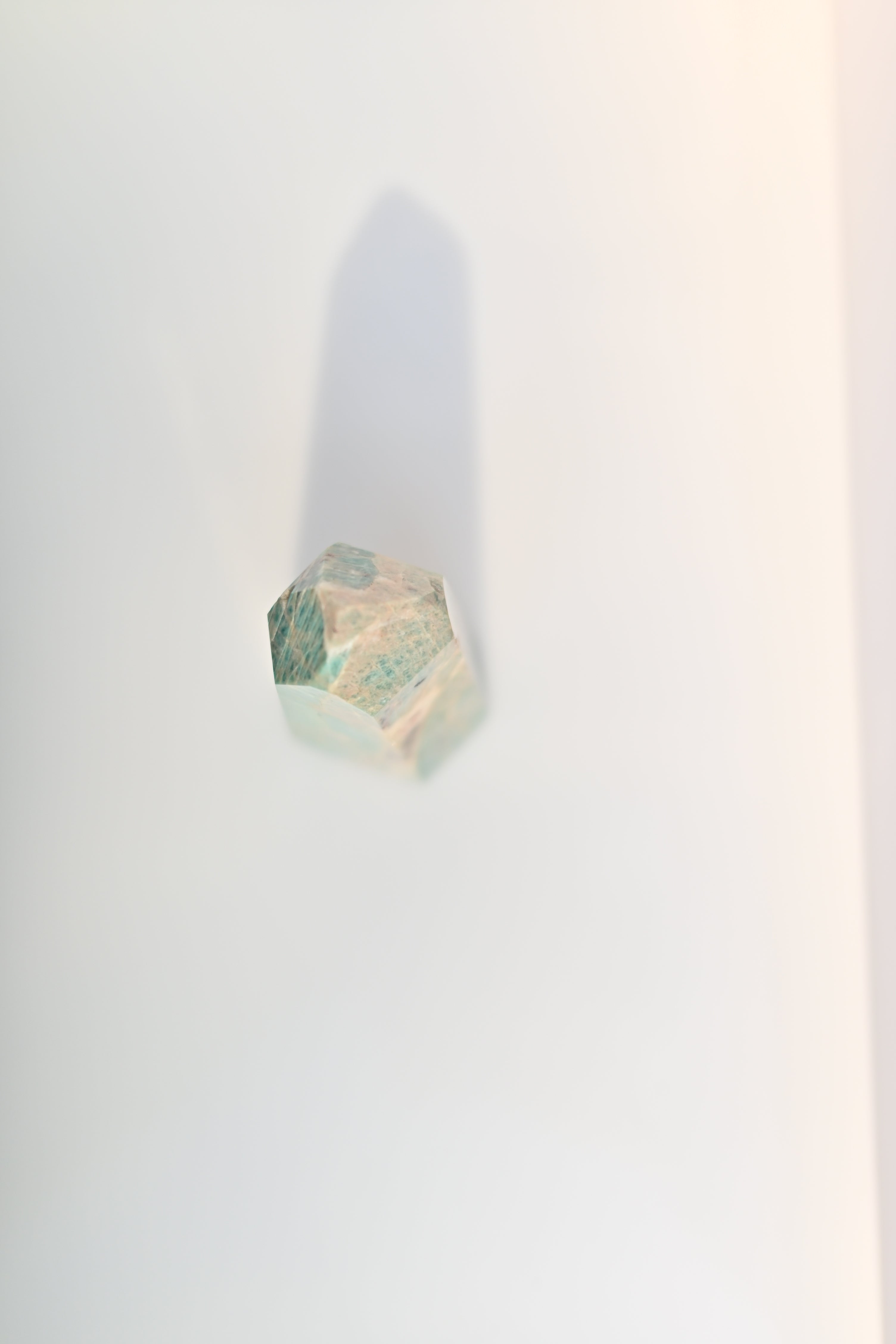 Punta de Amazonita pulida | calma y comunicación