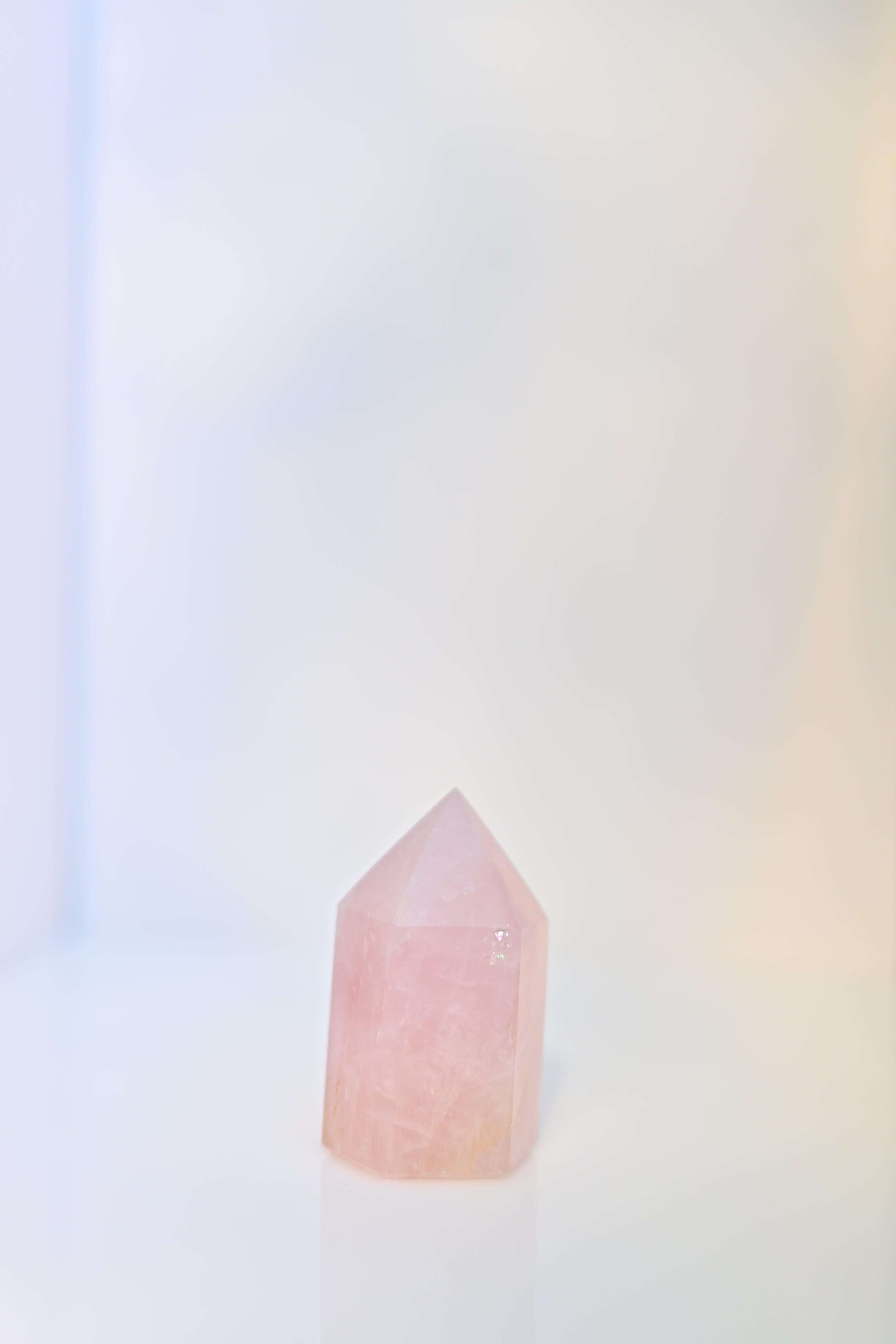 Punta de Cuarzo Rosa | amor propio y armonía