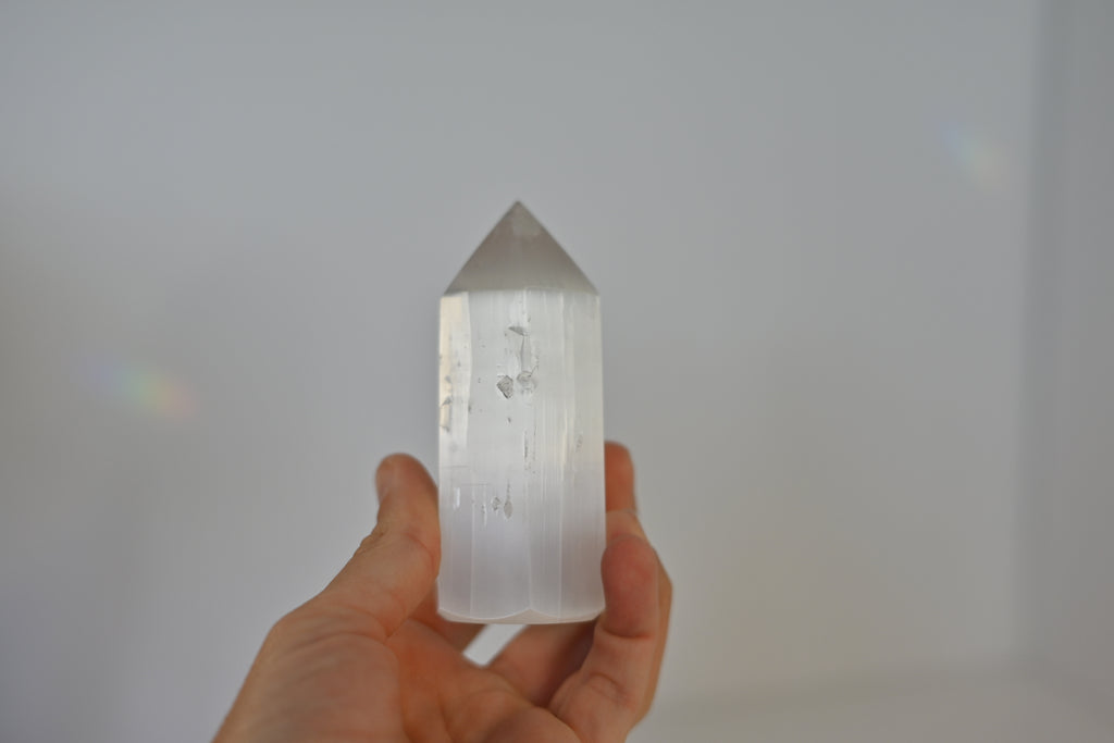 Generador Selenita Calidad AAA | Luz Líquida y Limpieza