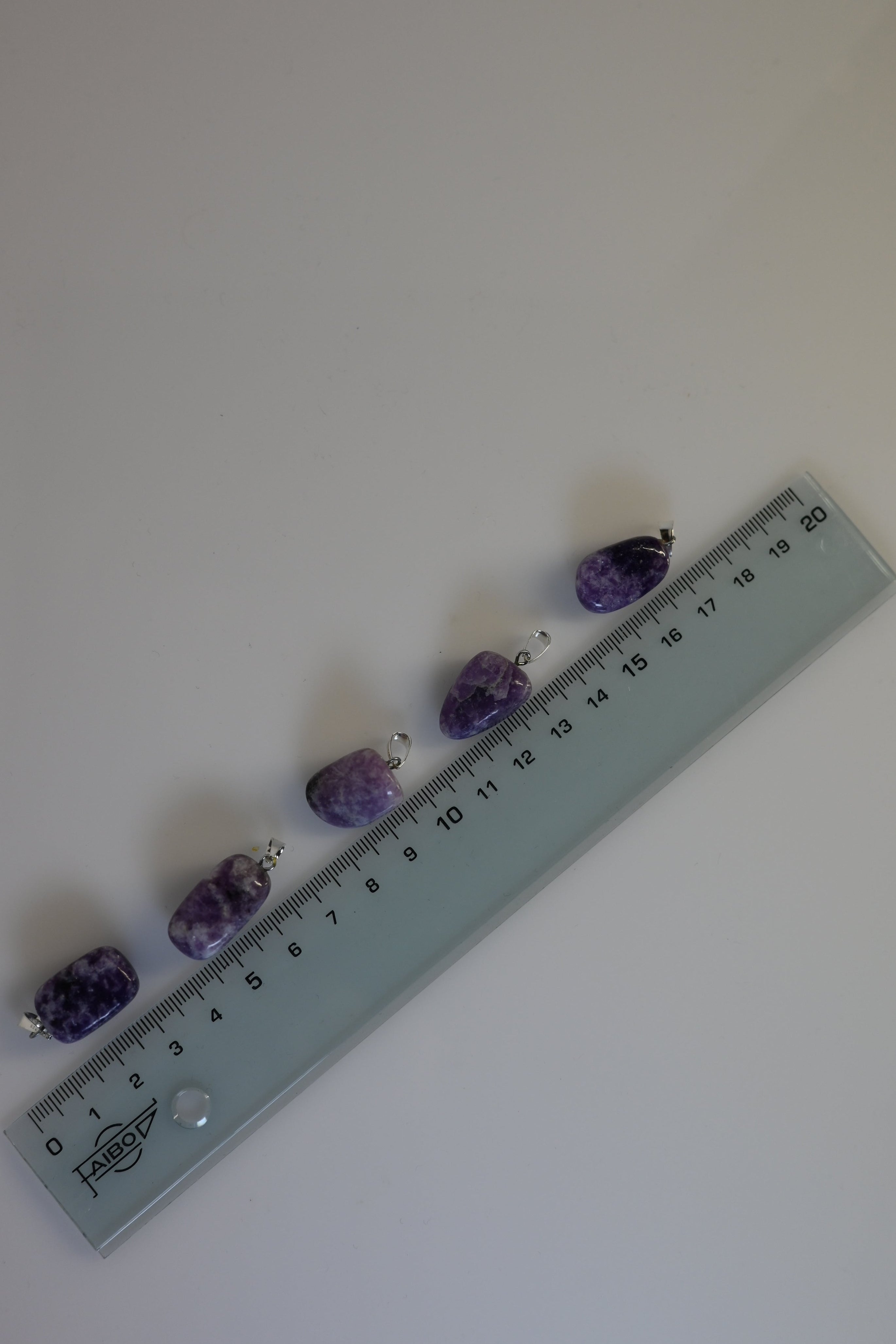 Colgante Lepidolita Rodado Plata | Calma y Equilibrio
