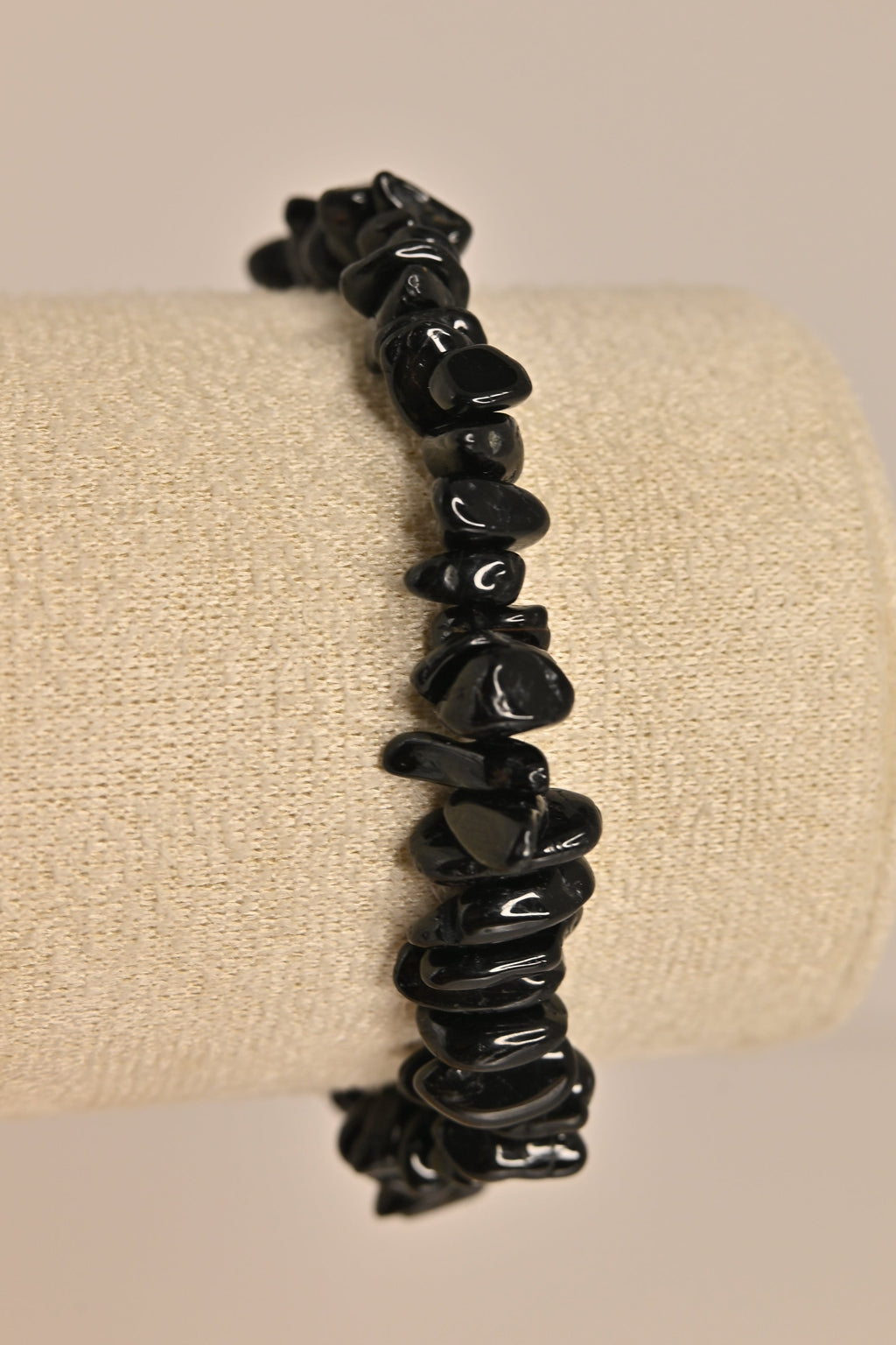 Pulsera de obsidiana negra barroca | Protección profunda y claridad mental