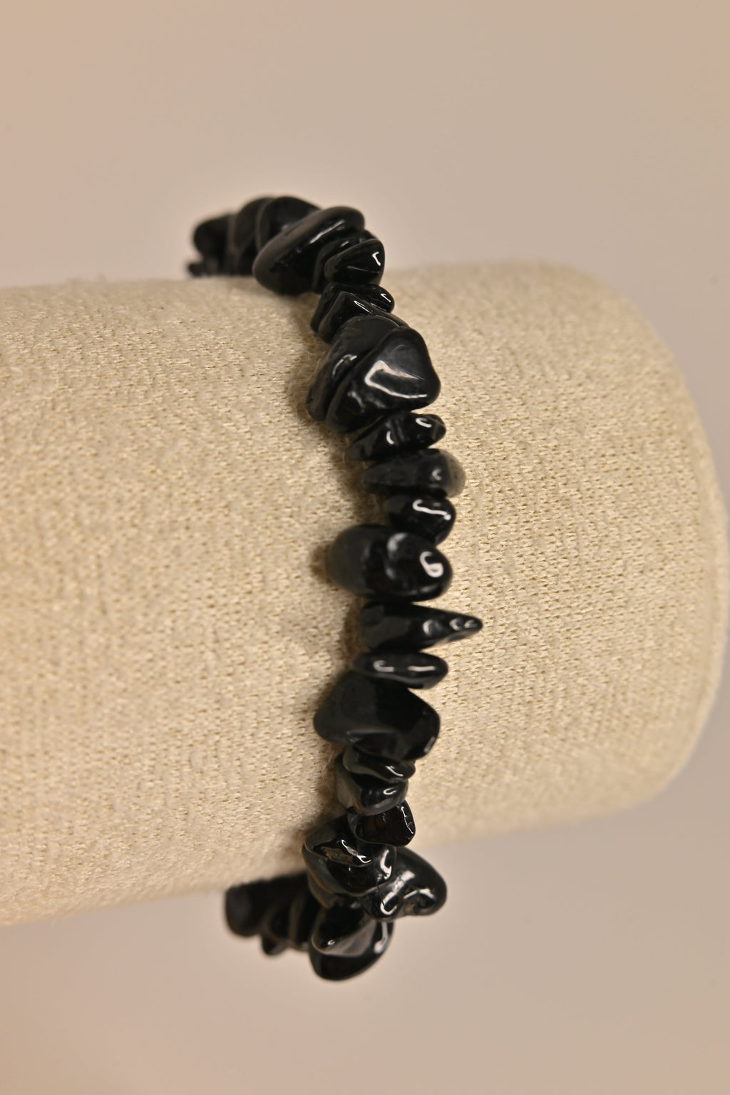 Pulsera de obsidiana negra barroca | Protección profunda y claridad mental