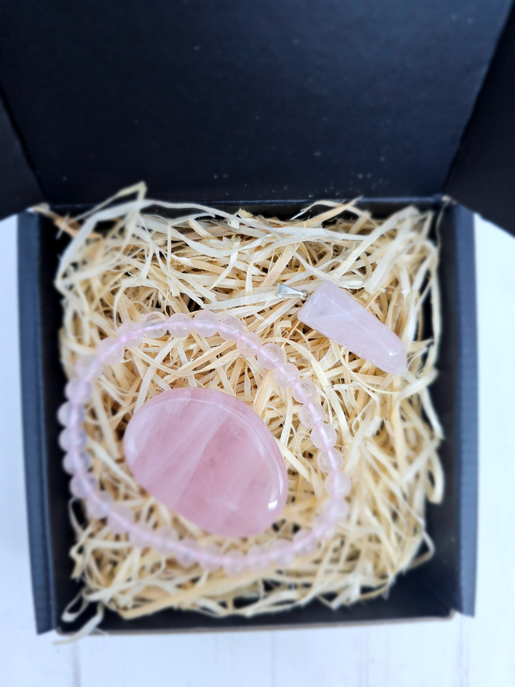 Pack Caja Amor |Cuarzo Rosa
