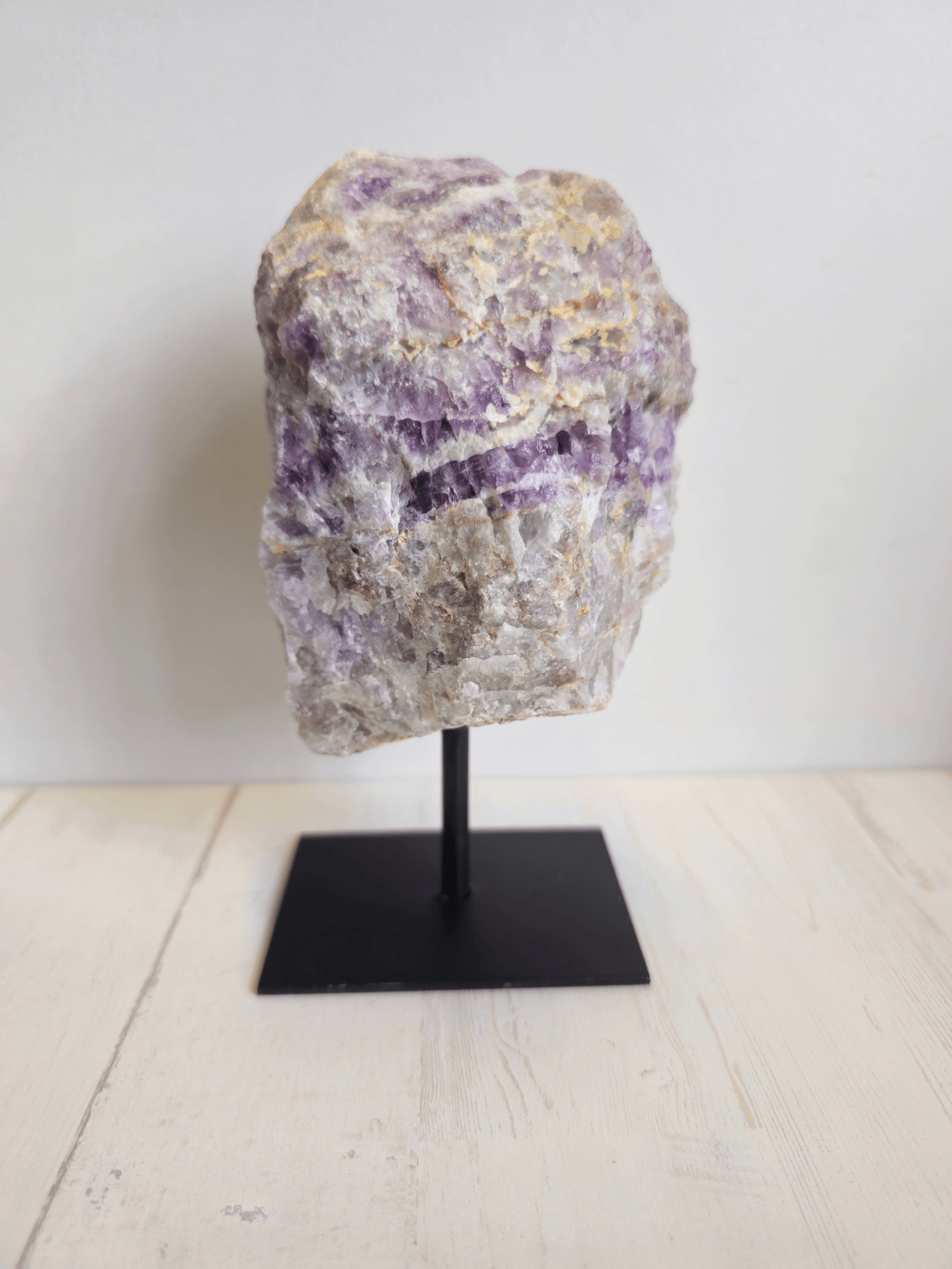 Peana de Amatista en bruto | intuición y calma