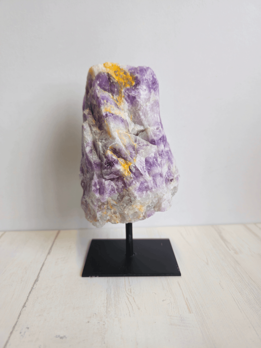 Peana de Amatista en bruto | intuición y calma