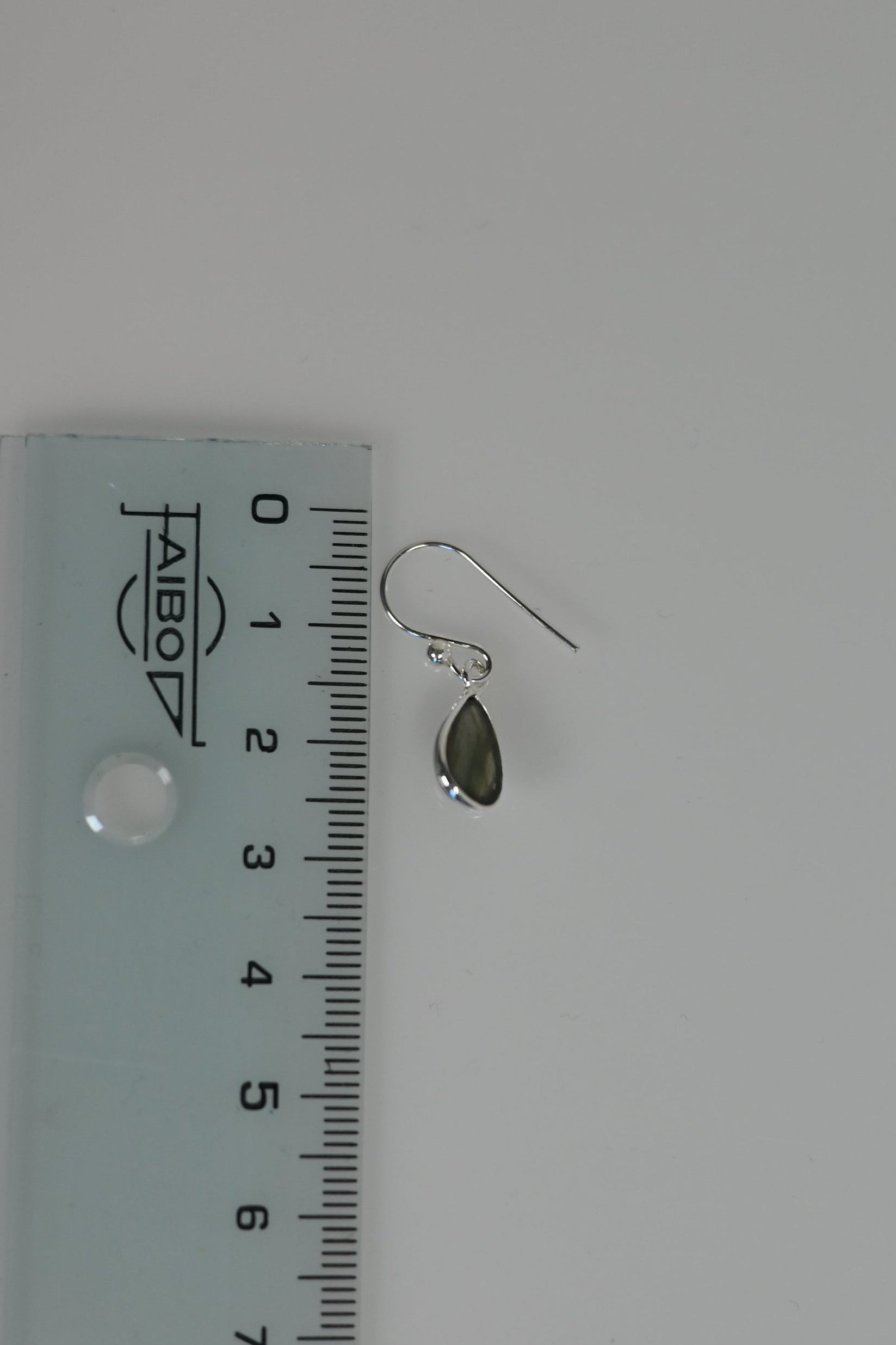 Pendientes Labradorita Lágrima Plata | Intuición y Protección