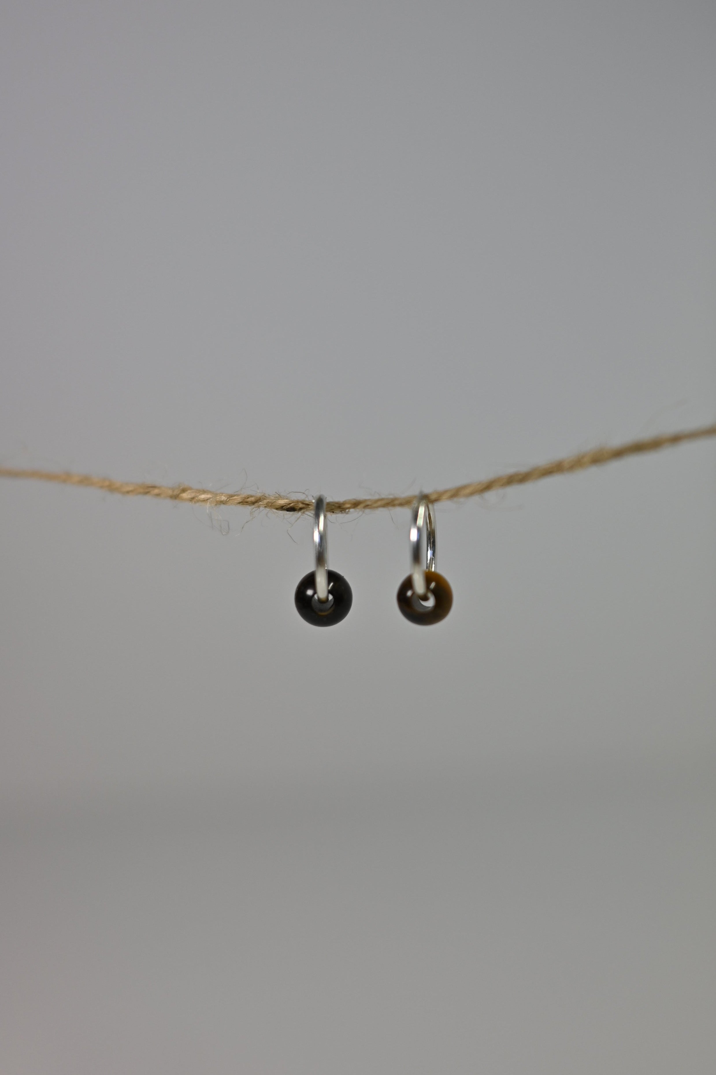 Pendientes Aros Ojo de Tigre Plata | Confianza y Protección