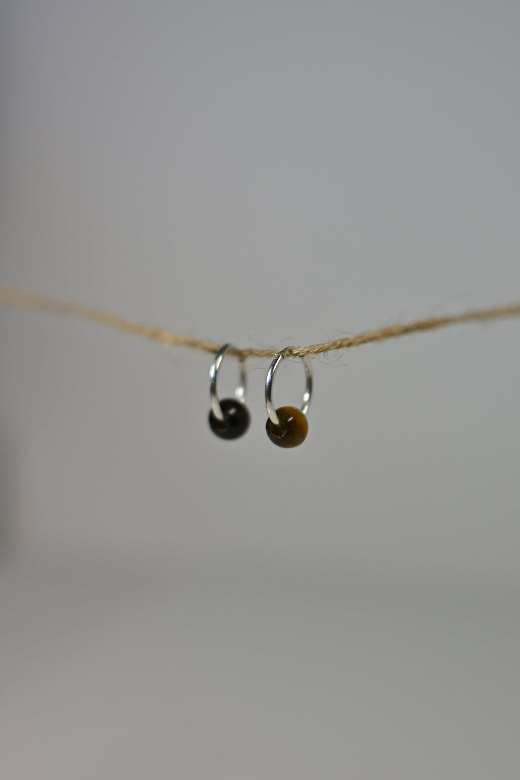 Pendientes Aros Ojo de Tigre Plata | Confianza y Protección