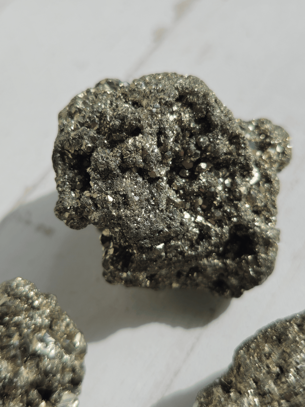 Masivo de pirita 70-100 g | Abundancia y protección energética