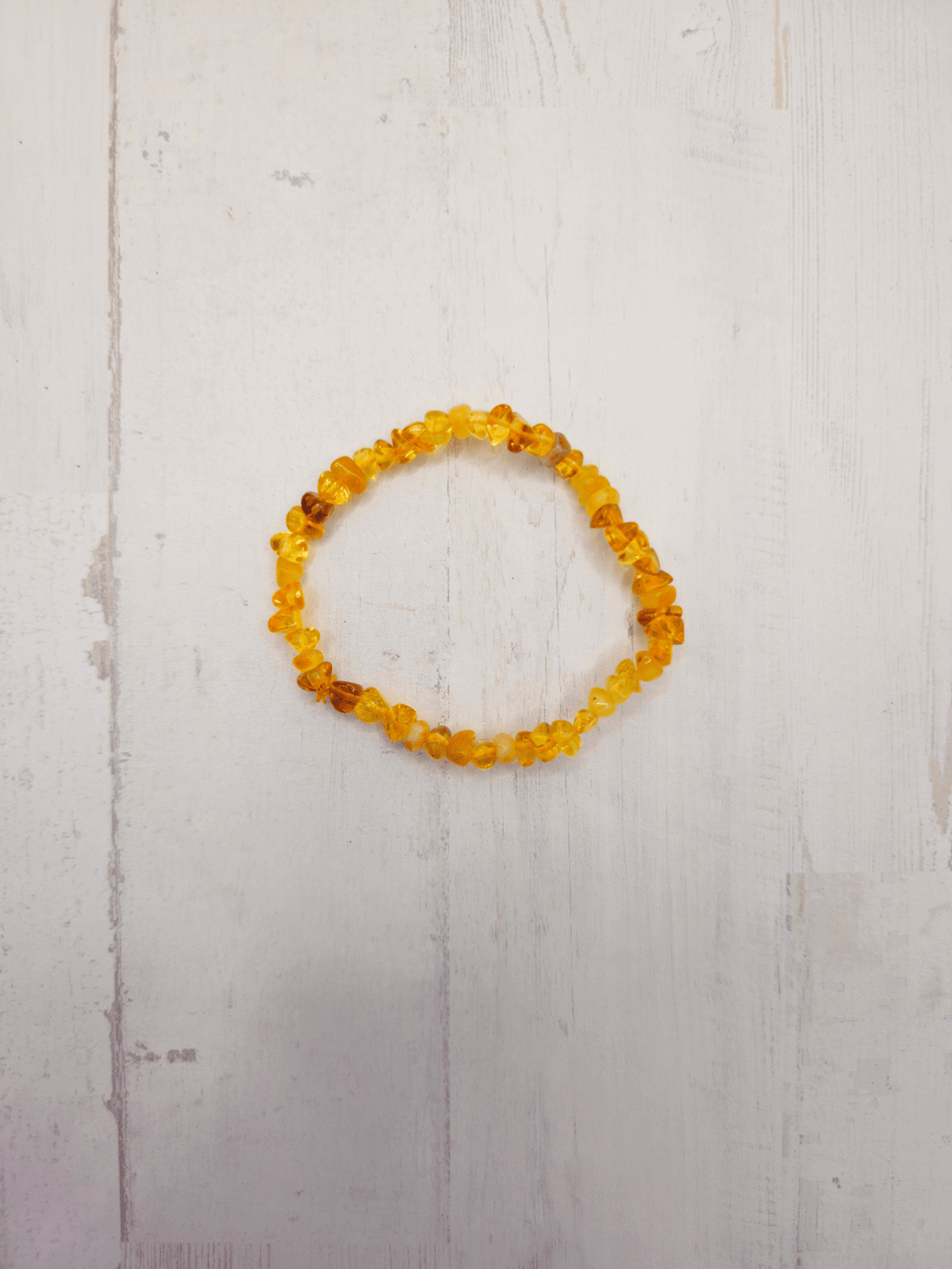 Pulsera barroca de Ámbar Báltico amarillo | calidez y protección