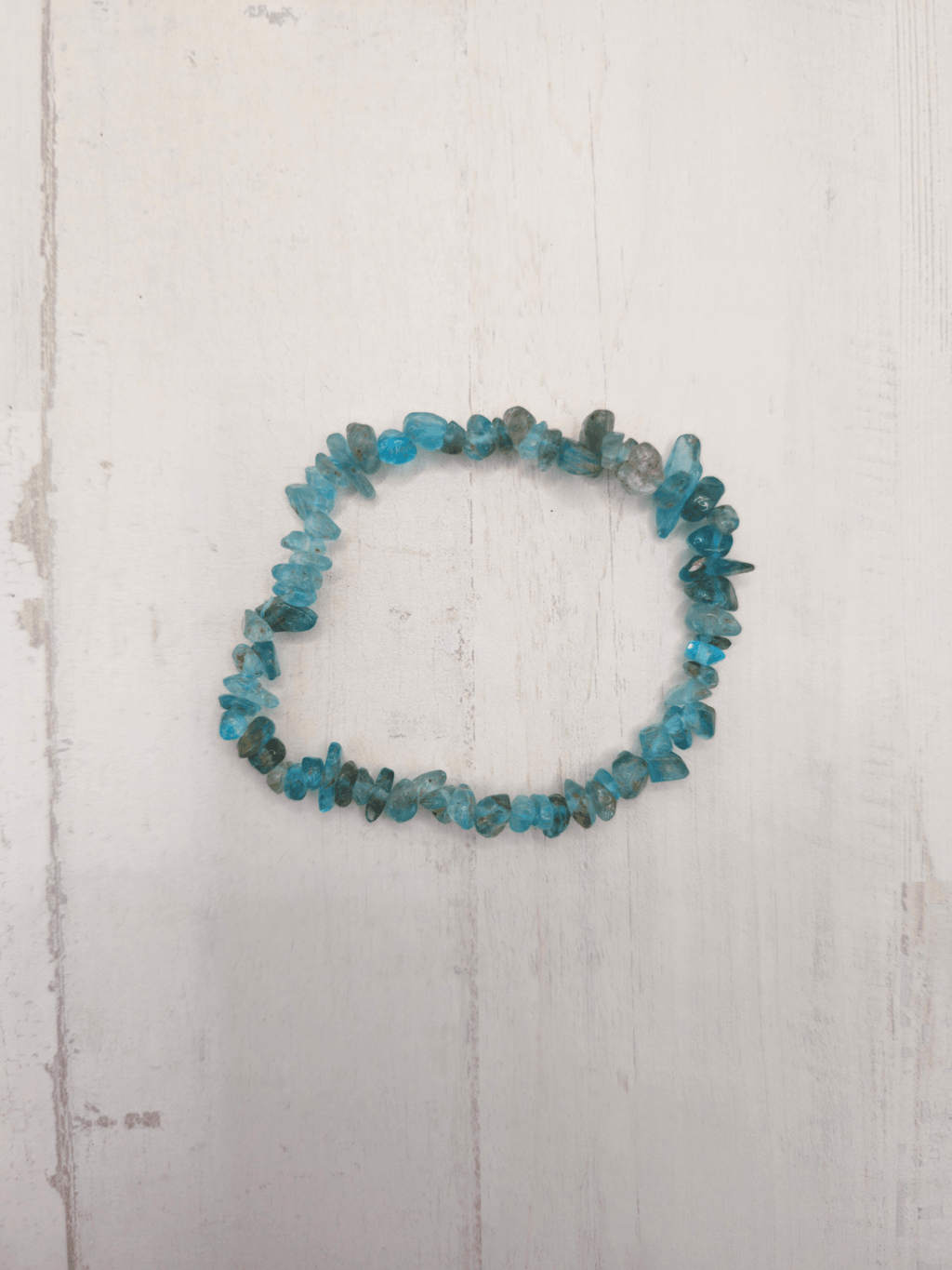 Pulsera de apatito azul barroca | Creatividad y claridad mental
