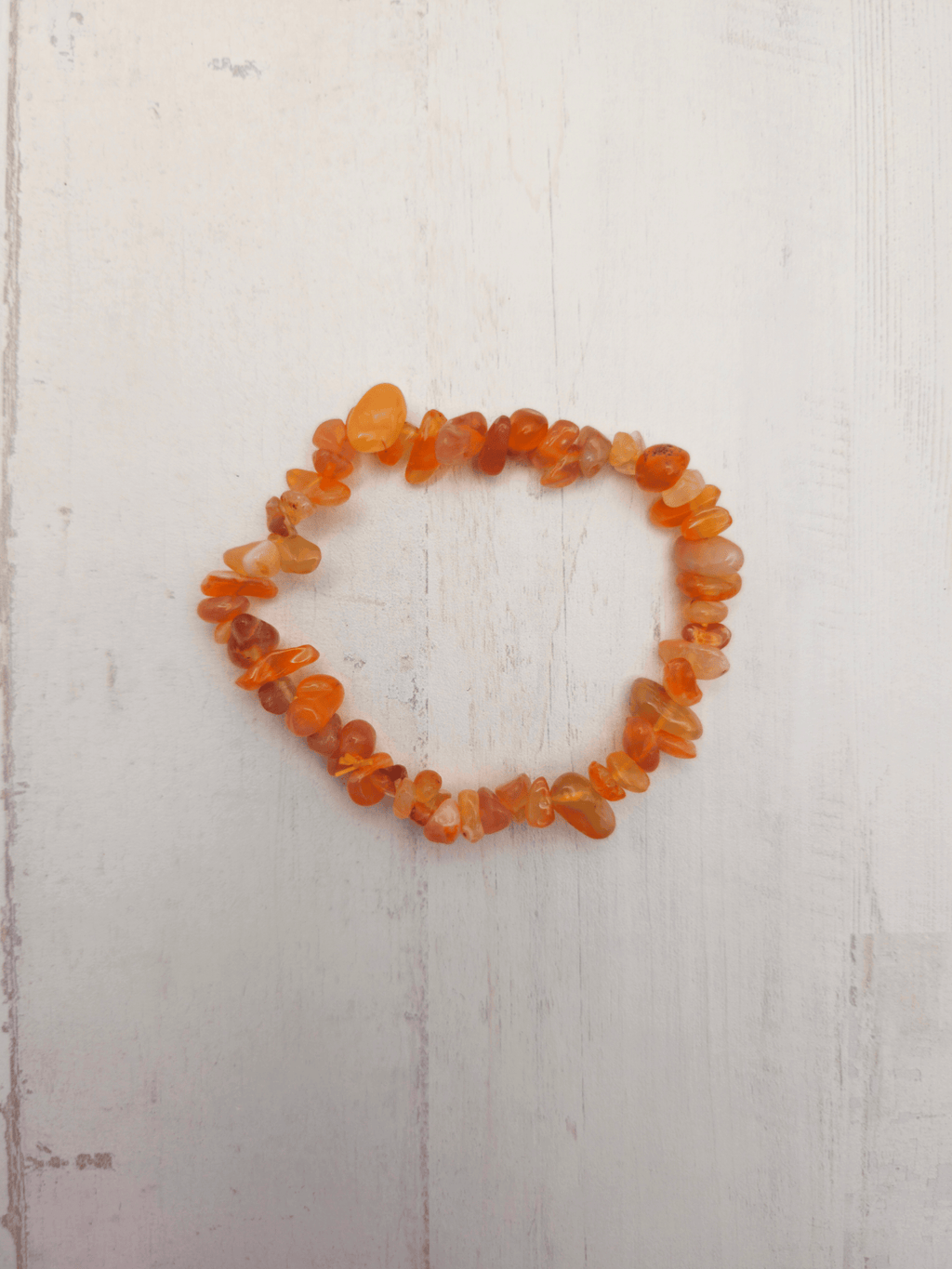Pulsera de cornalina Botswana barroca | Vitalidad y motivación