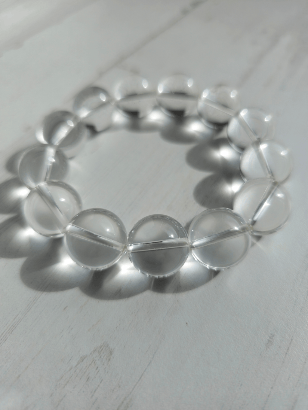 Pulsera de Cuarzo Extra Bola 16 mm | Claridad mental, energía amplificadora y equilibrio consciente