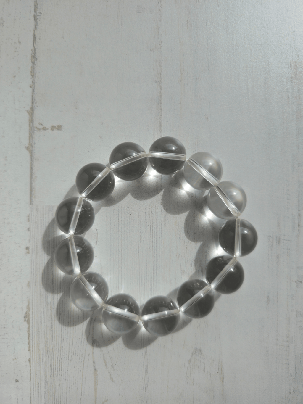 Pulsera de Cuarzo Extra Bola 16 mm | Claridad mental, energía amplificadora y equilibrio consciente