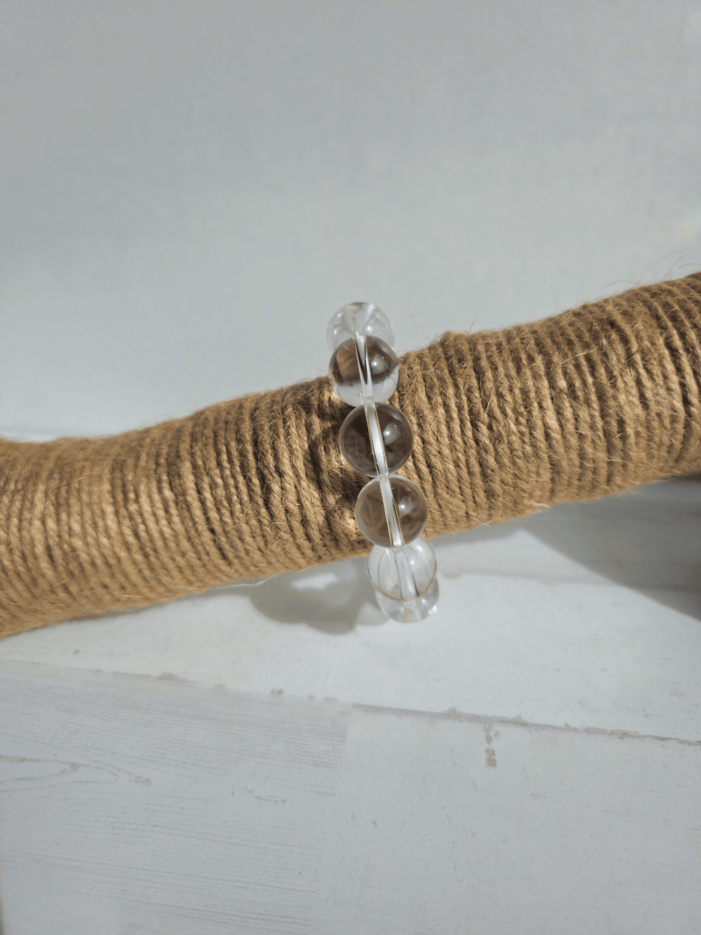 Pulsera de Cuarzo Extra Bola 16 mm | Claridad mental, energía amplificadora y equilibrio consciente