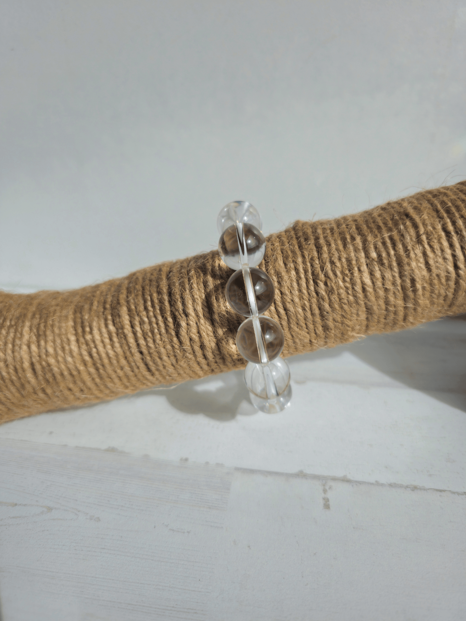 Pulsera de Cuarzo Extra Bola 16 mm | Claridad mental, energía amplificadora y equilibrio consciente