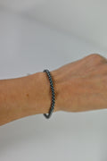 Pulsera Hematite 4 mm | Enraizamiento y fuerza
