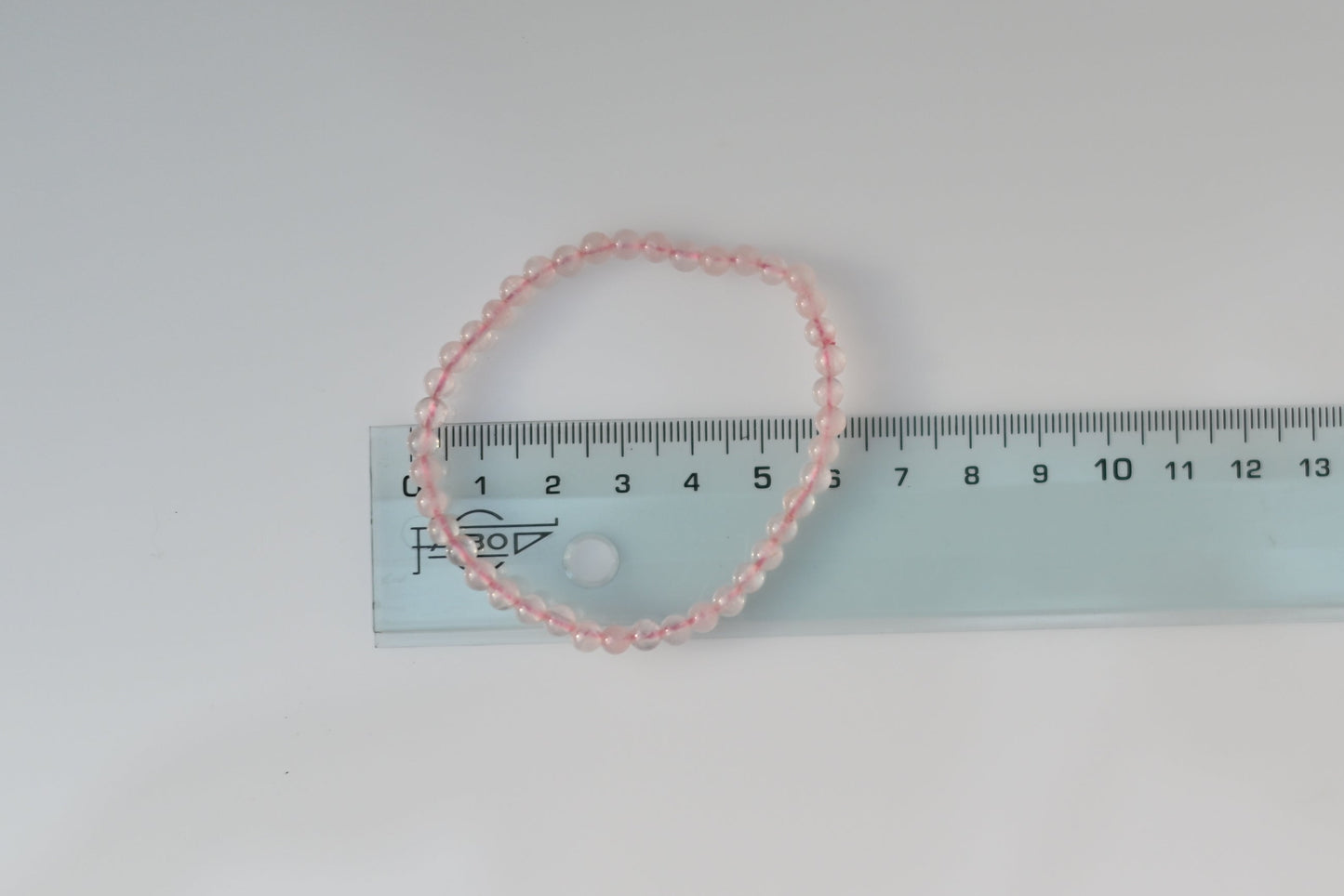 Pulsera de Cuarzo Rosa 4 mm | amor propio y armonía