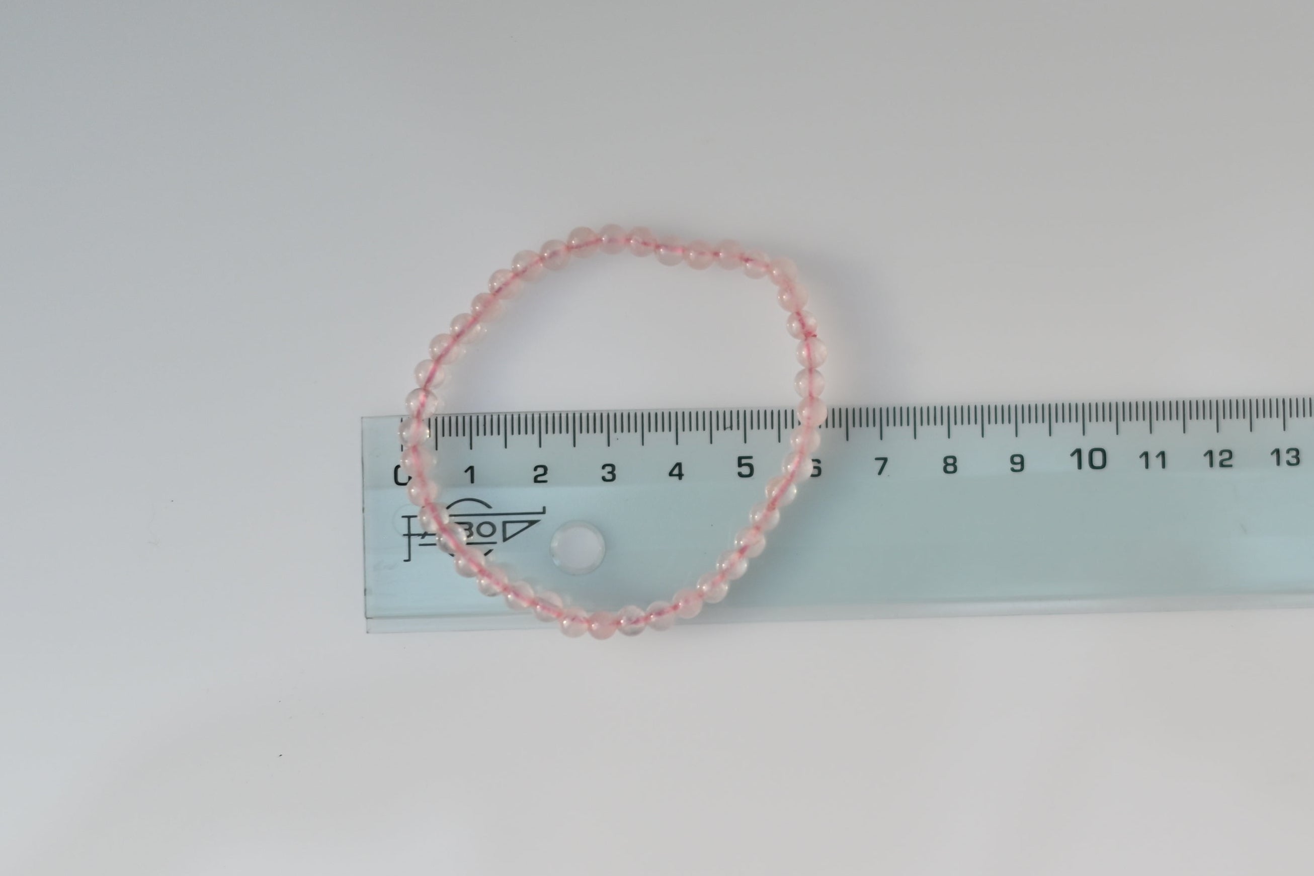 Pulsera de Cuarzo Rosa 4 mm | amor propio y armonía