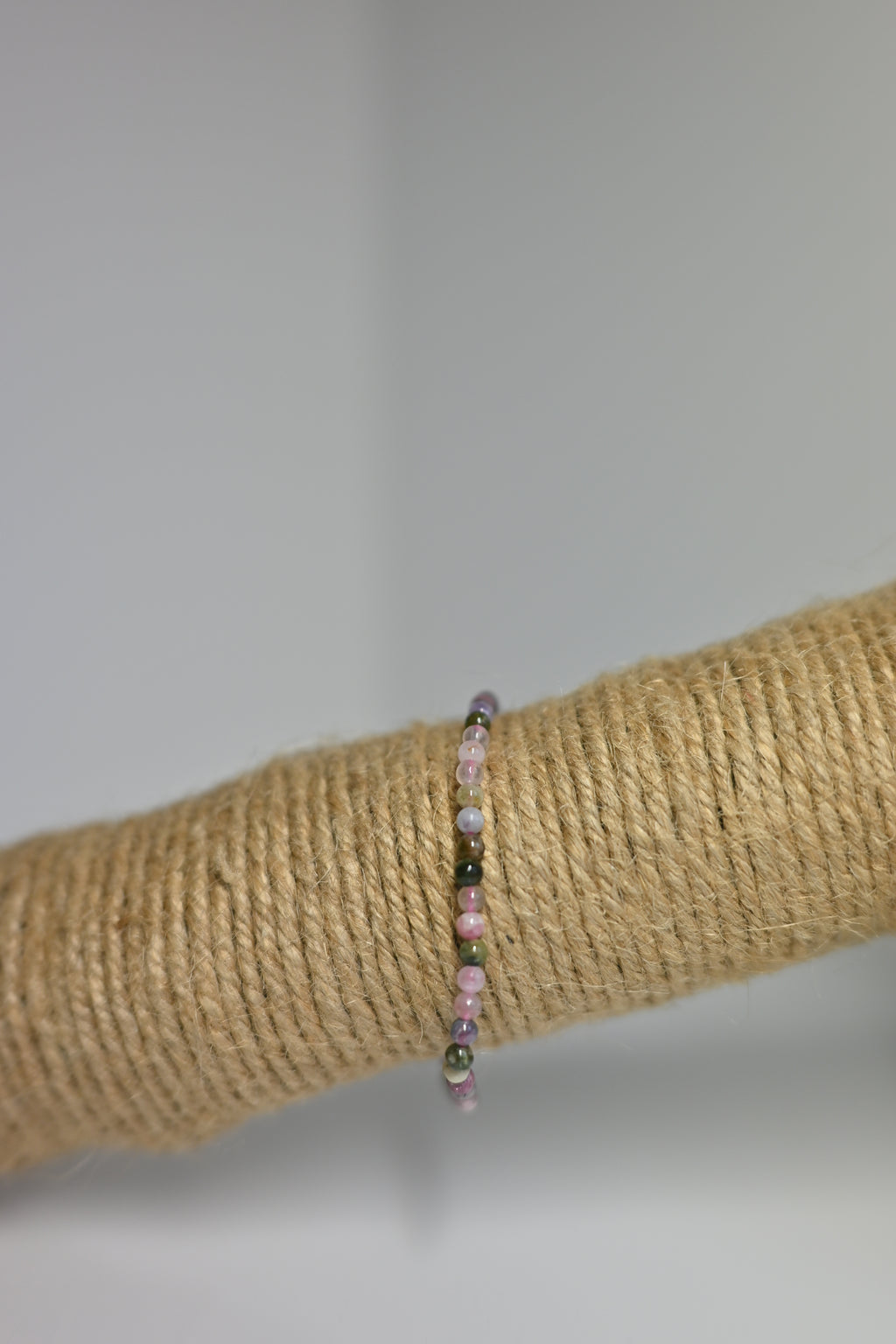 Pulsera de turmalina multicolor