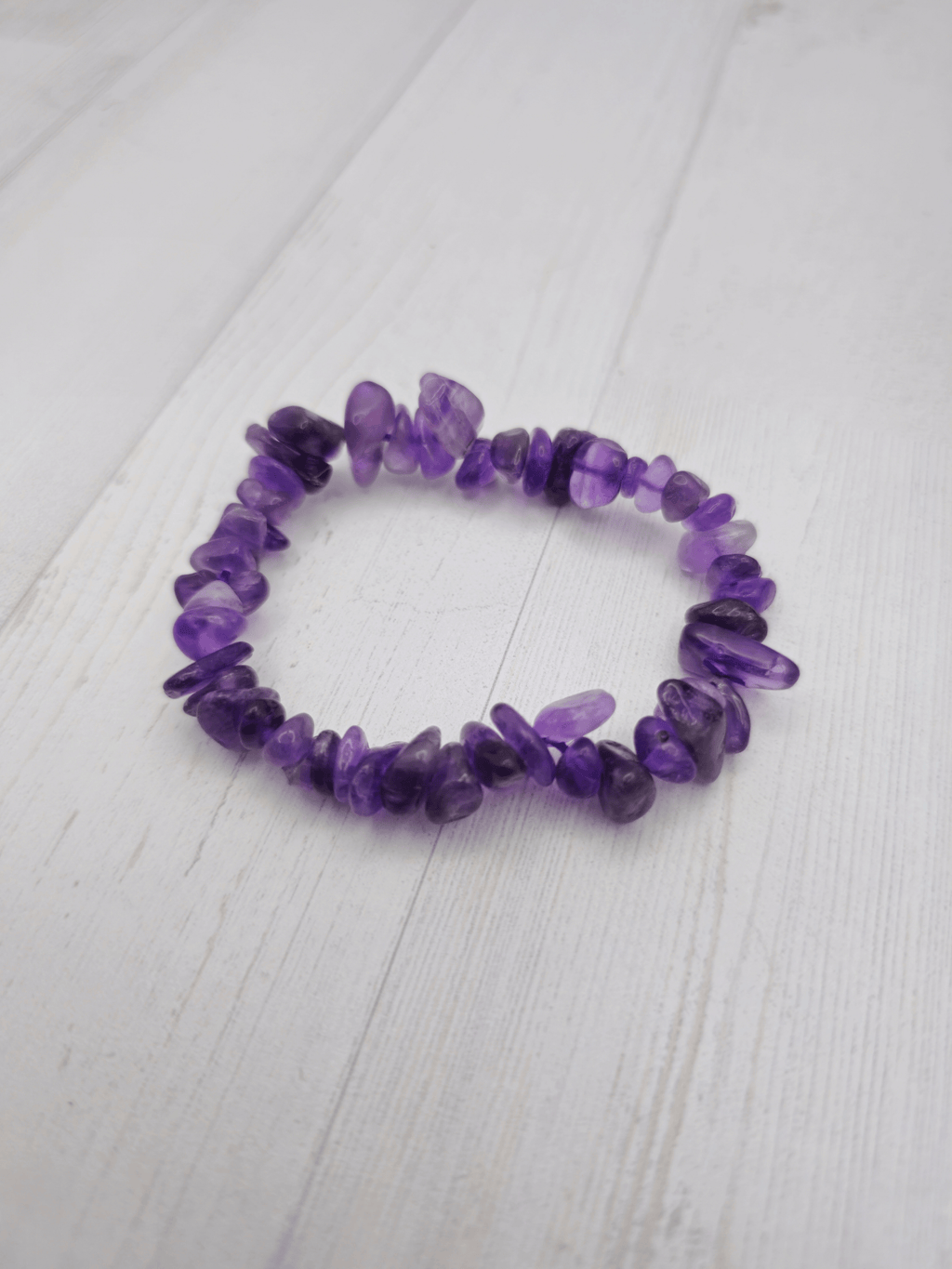 Pulsera de Amatista Barroca | Cristal natural para calma e intuición