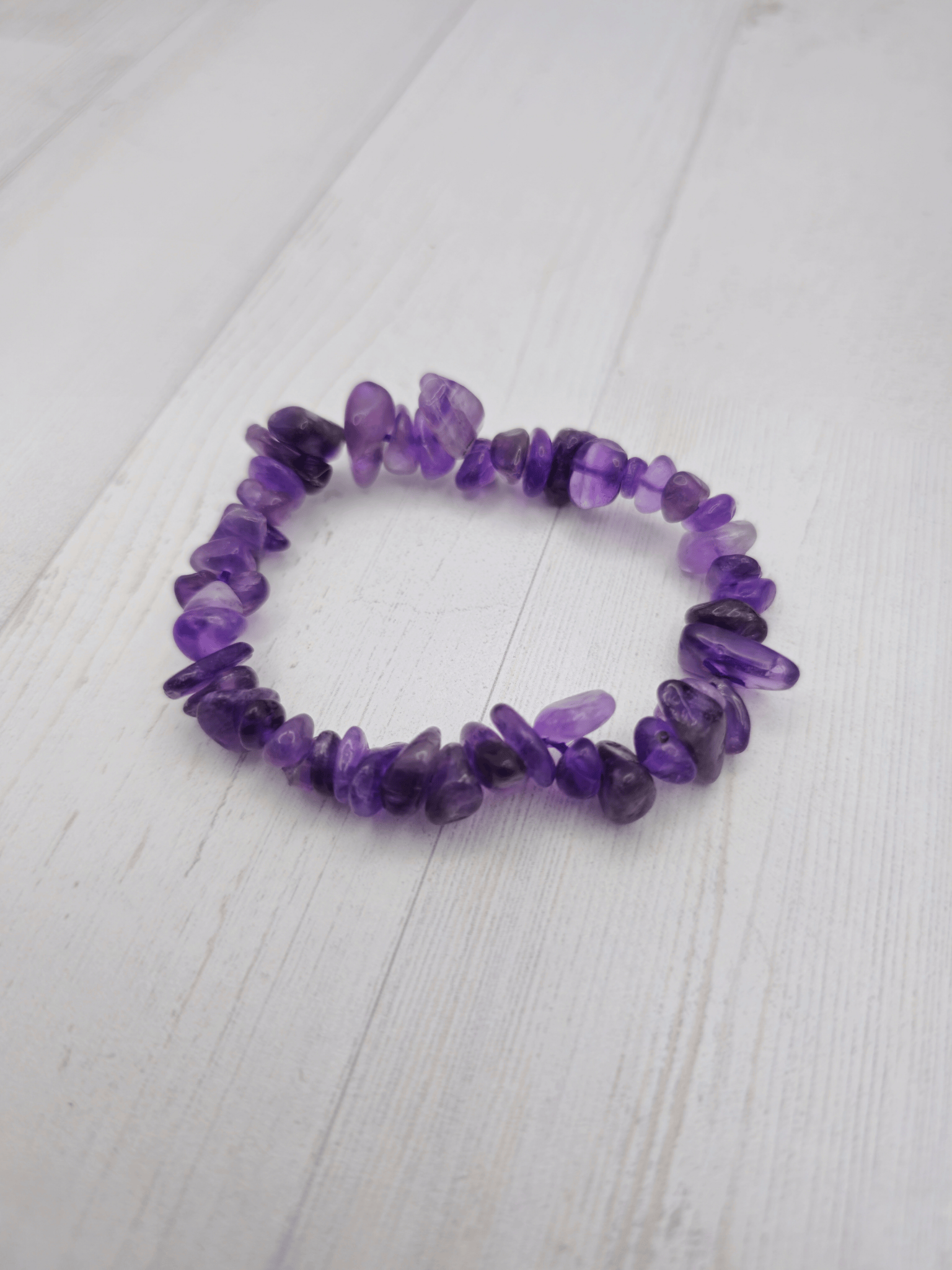 Pulsera de Amatista Barroca | Cristal natural para calma e intuición