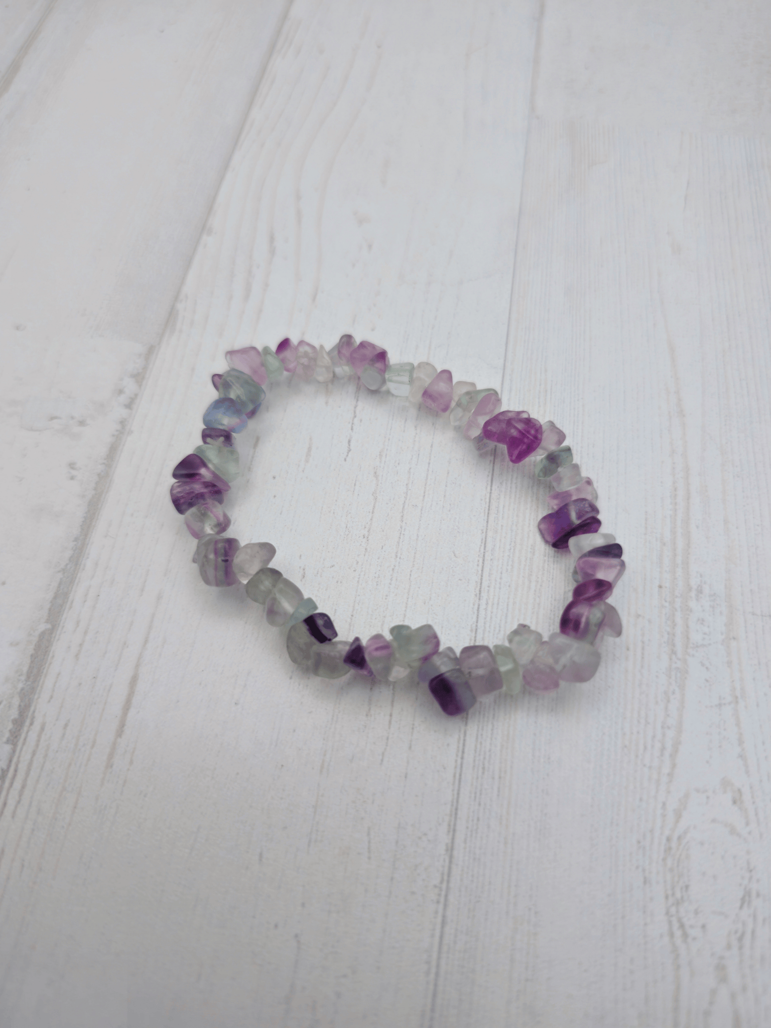 Pulsera de Fluorita Barroca | Claridad, equilibrio emocional y protección energética
