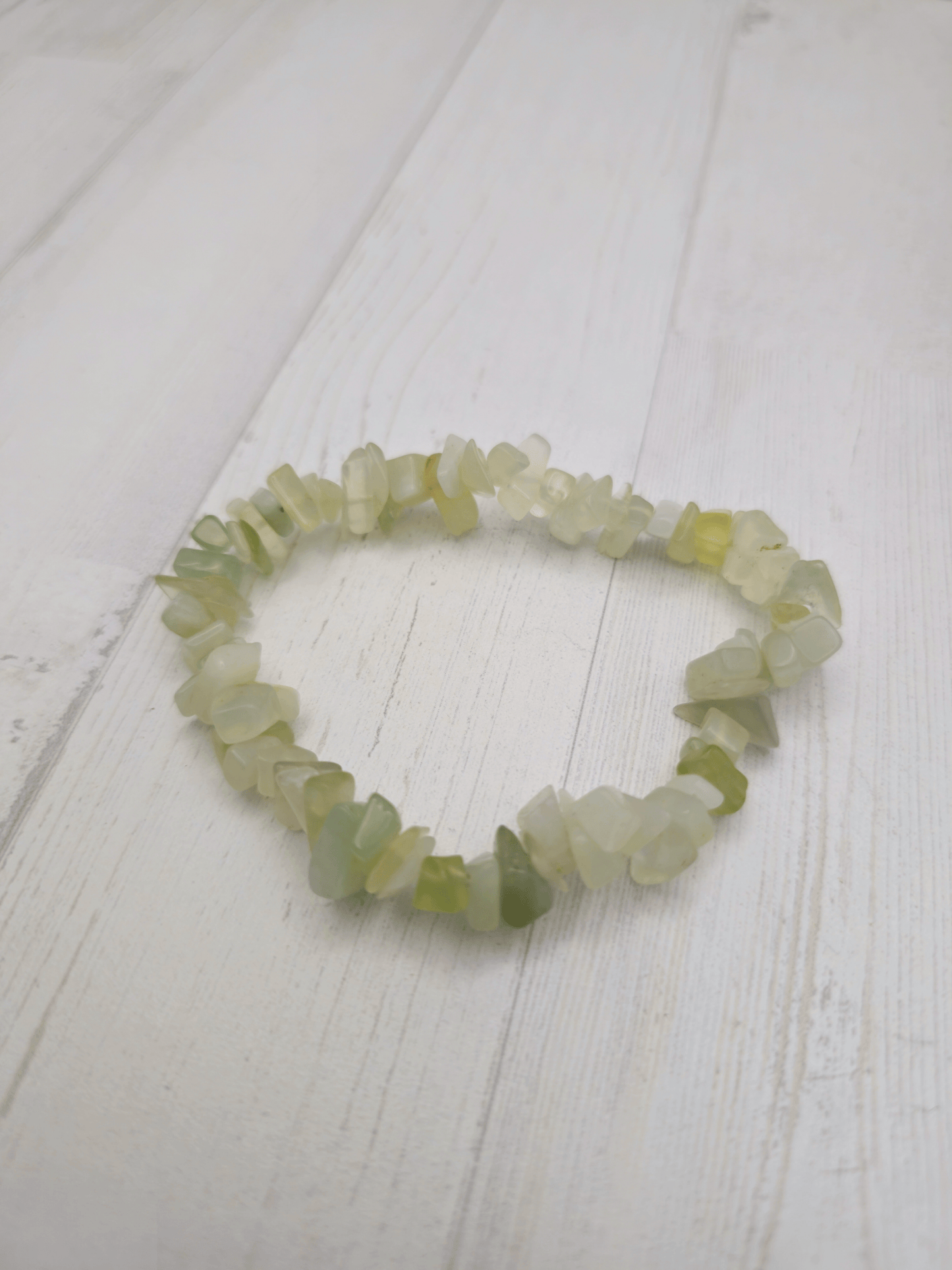 Pulsera de Jade Chip Cuadrado | Armonía del corazón, estabilidad emocional y prosperidad
