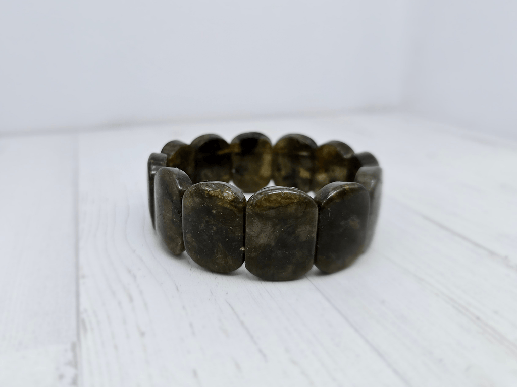 Pulsera de Labradorita en óvalos lisos | Protección y transformación energética