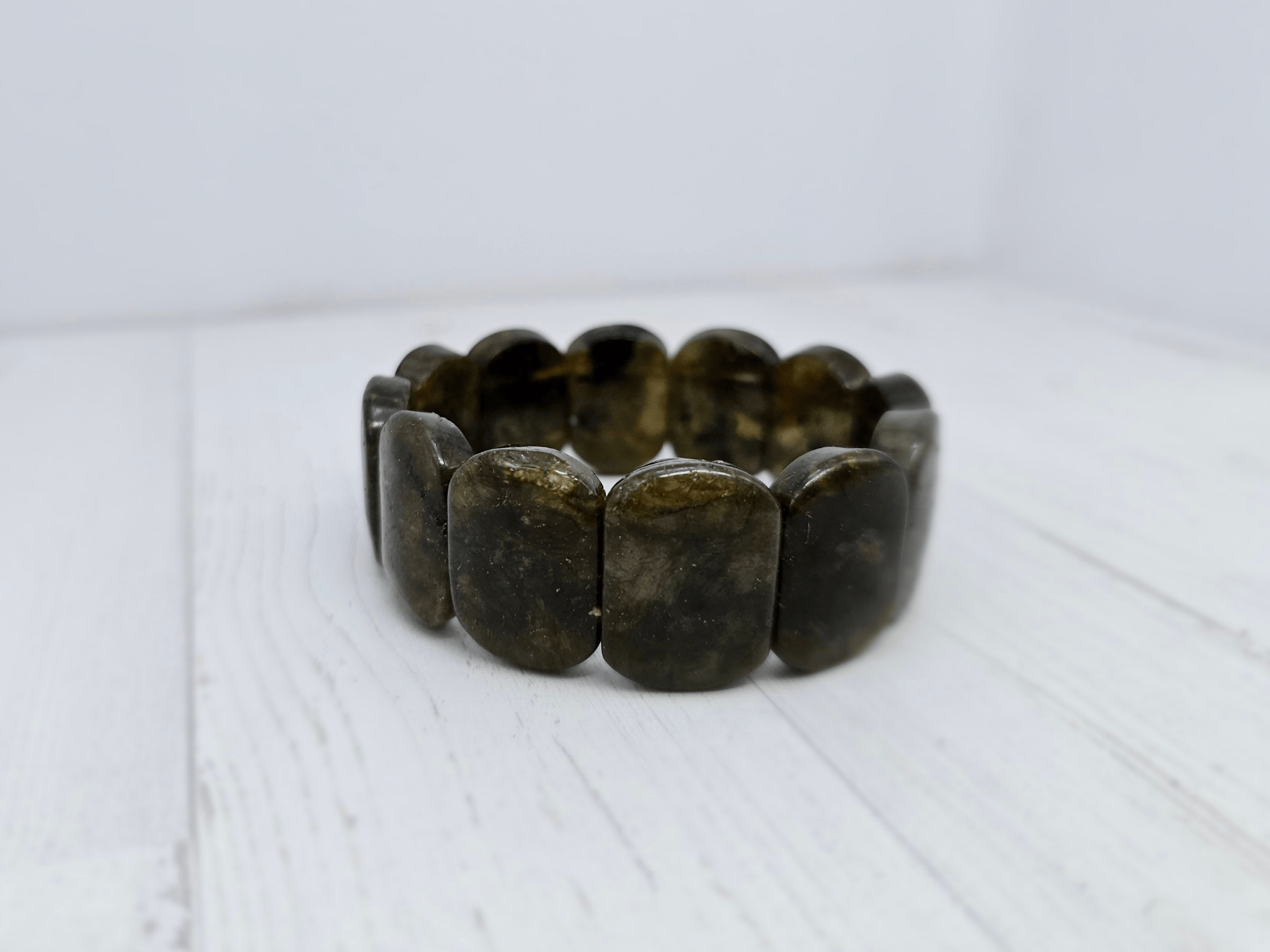 Pulsera de Labradorita en óvalos lisos | Protección y transformación energética