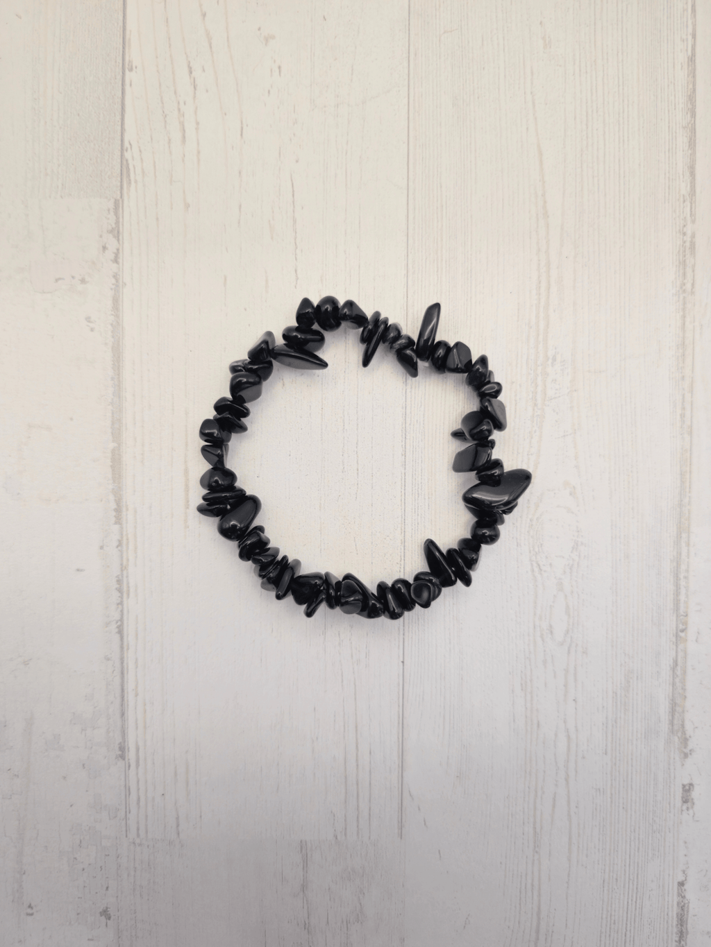Pulsera de obsidiana negra barroca | Protección profunda y claridad mental
