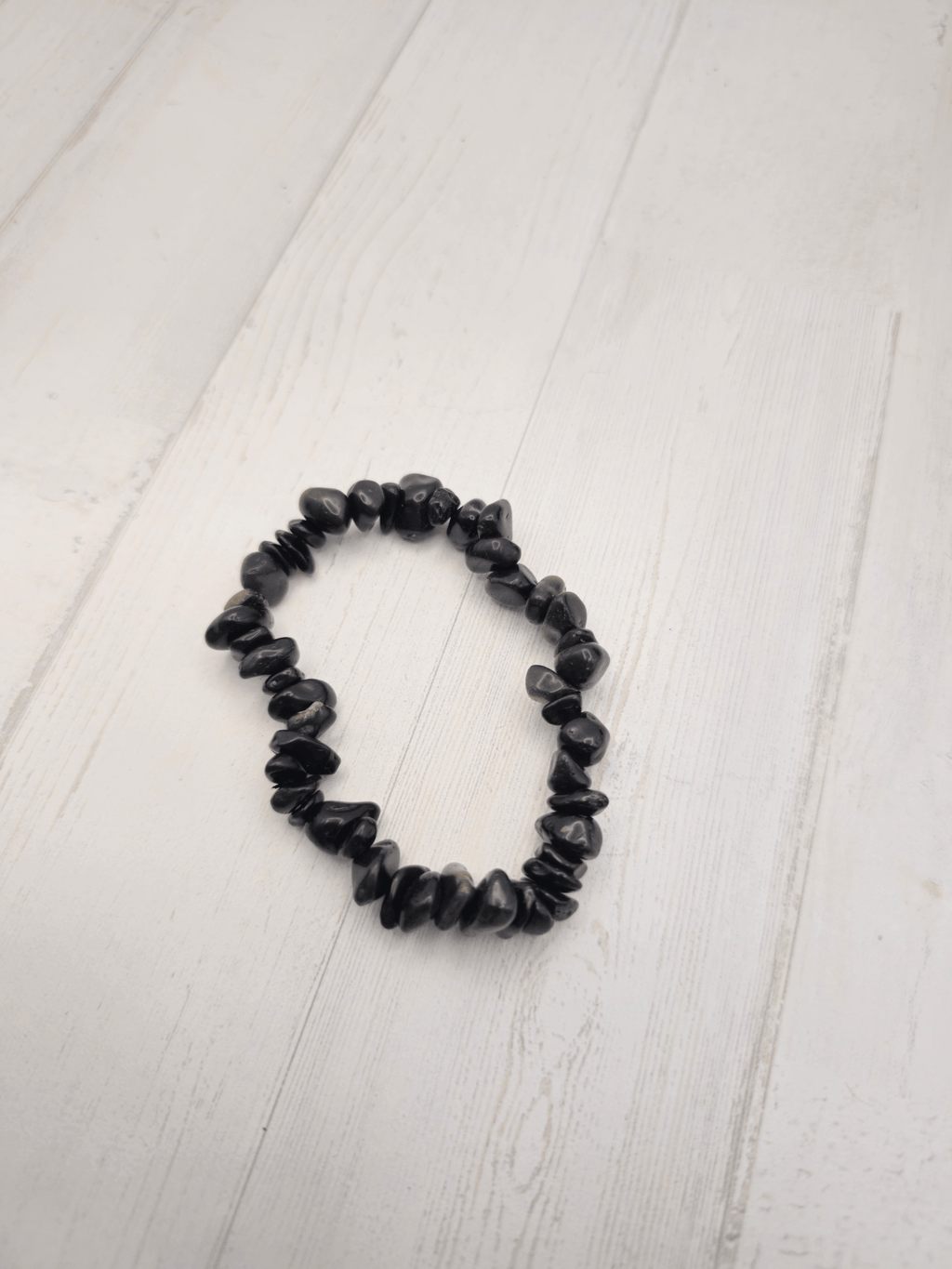 Pulsera de obsidiana dorada barroca | Protección con energía solar
