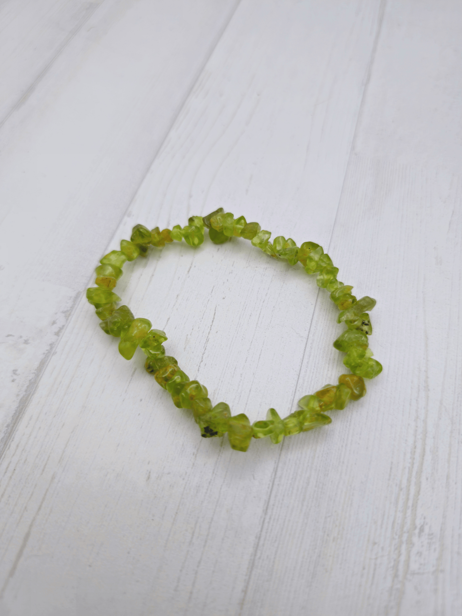 Pulsera de Olivino Barroca | Renueva el corazón, protege tu energía y atrae abundancia