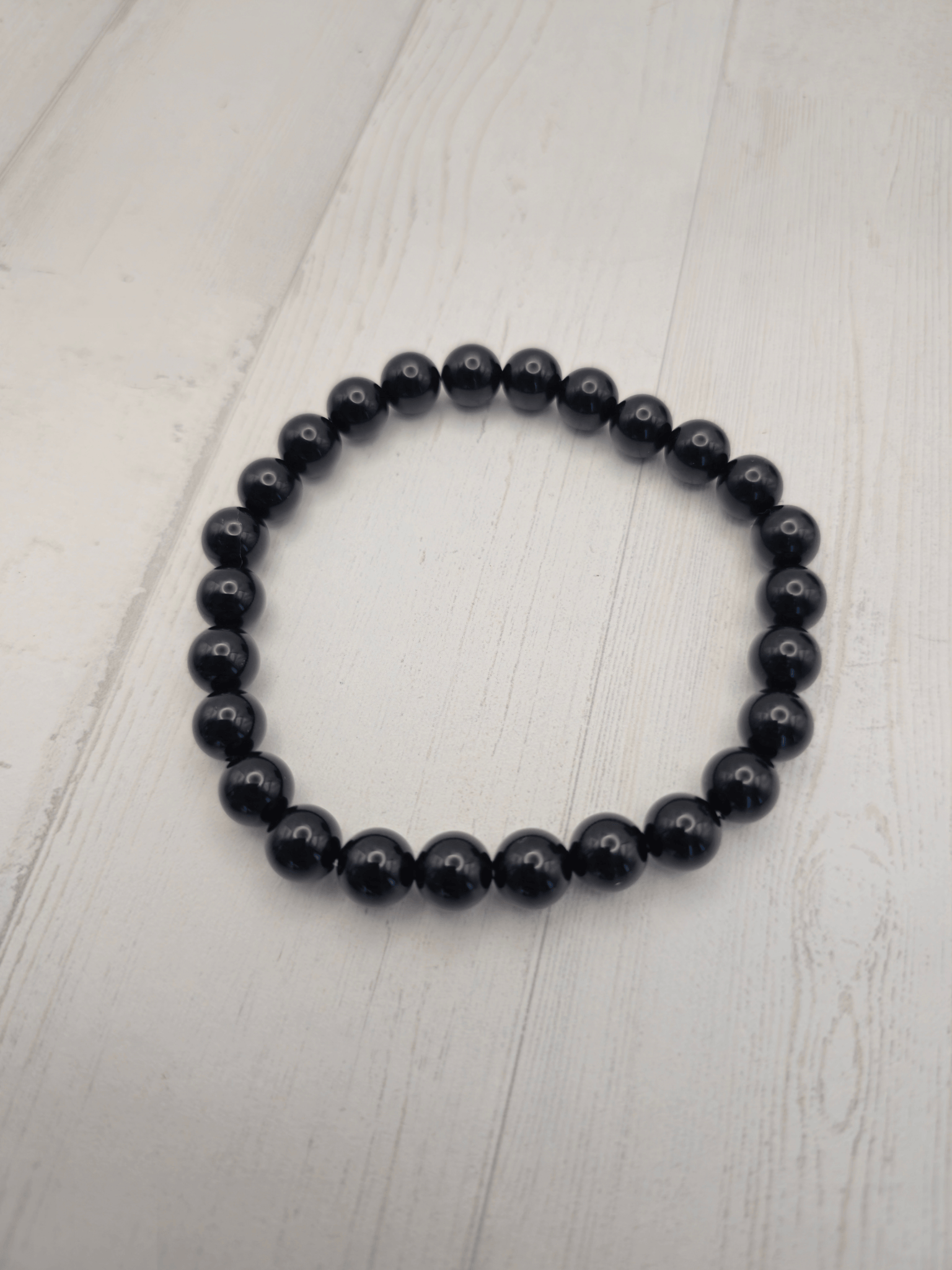 Pulsera de ónix 8 mm grande | Protección energética y fortaleza