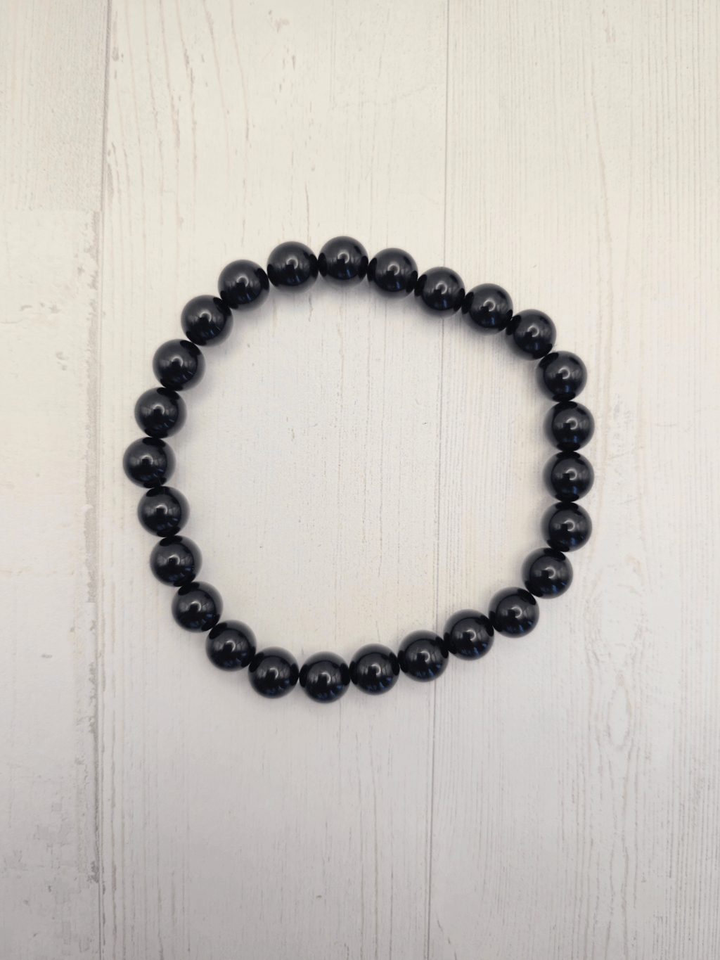 Pulsera de ónix 8 mm grande | Protección energética y fortaleza