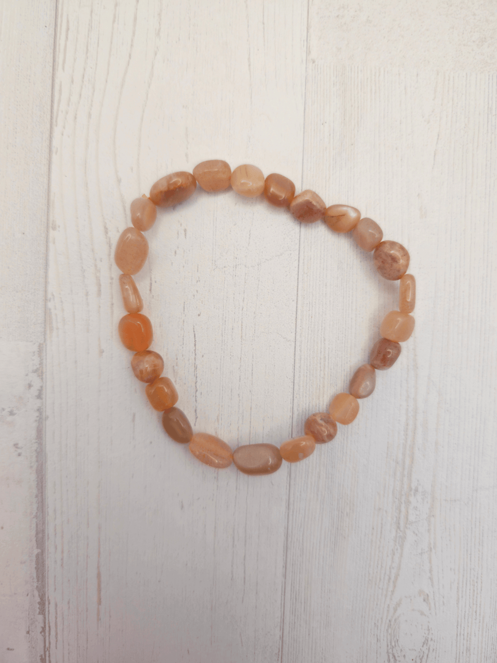 Pulsera de piedra luna rosa | Intuición y energía femenina
