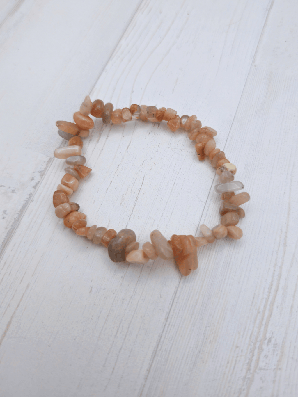 Pulsera de Piedra Sol Barroca | Cristal natural para energía y alegría