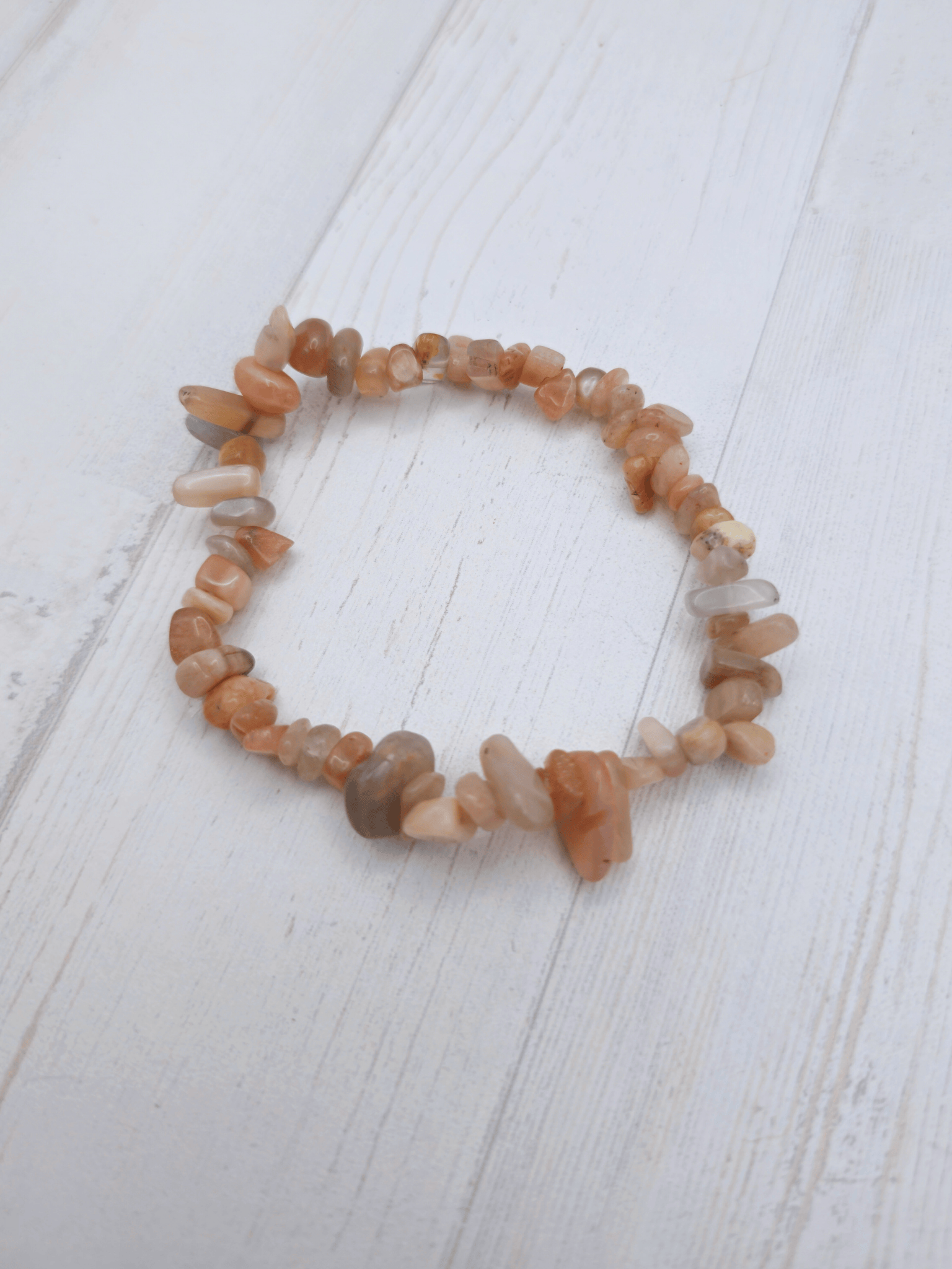 Pulsera de Piedra Sol Barroca | Cristal natural para energía y alegría