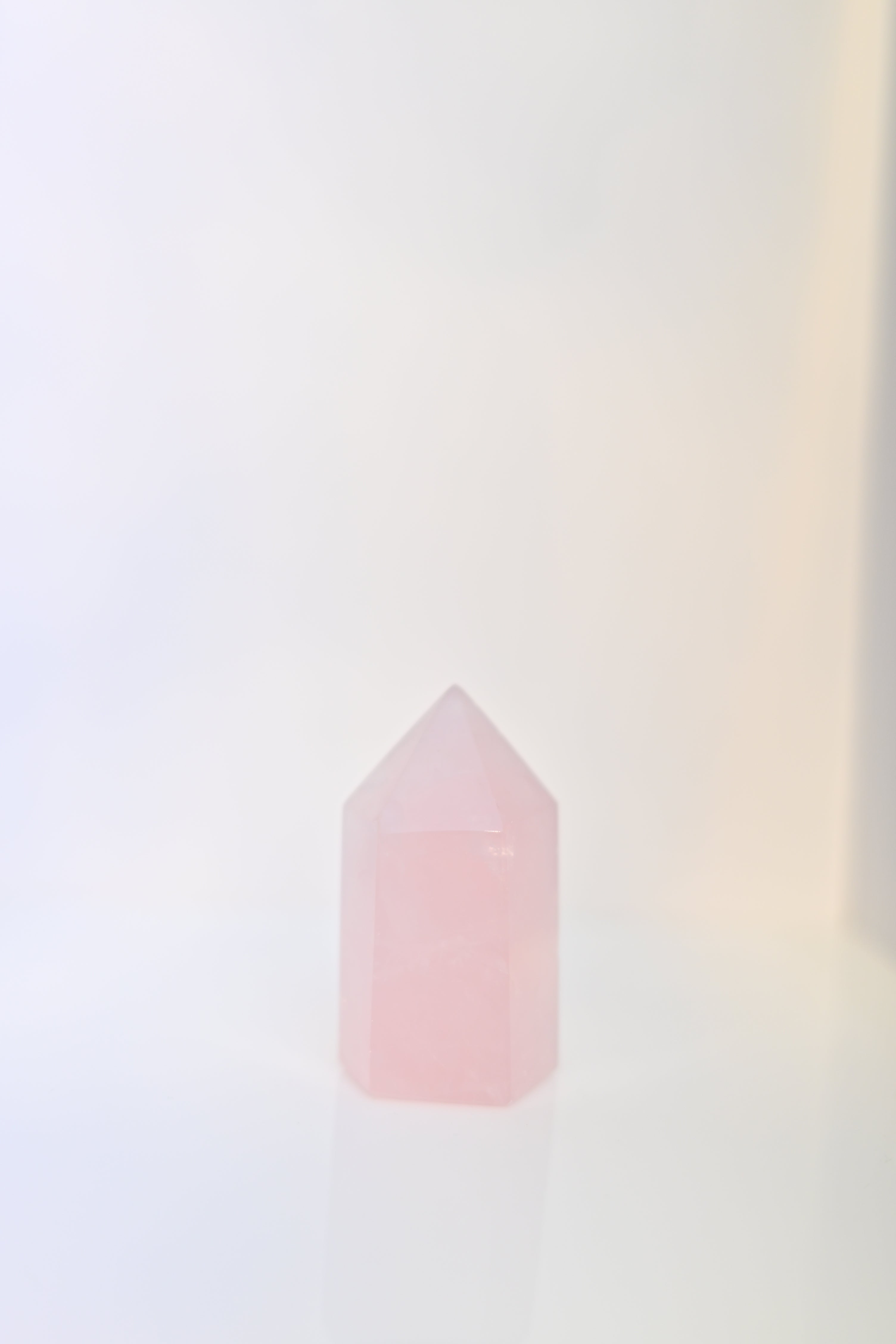 Punta de Cuarzo Rosa | amor propio y armonía