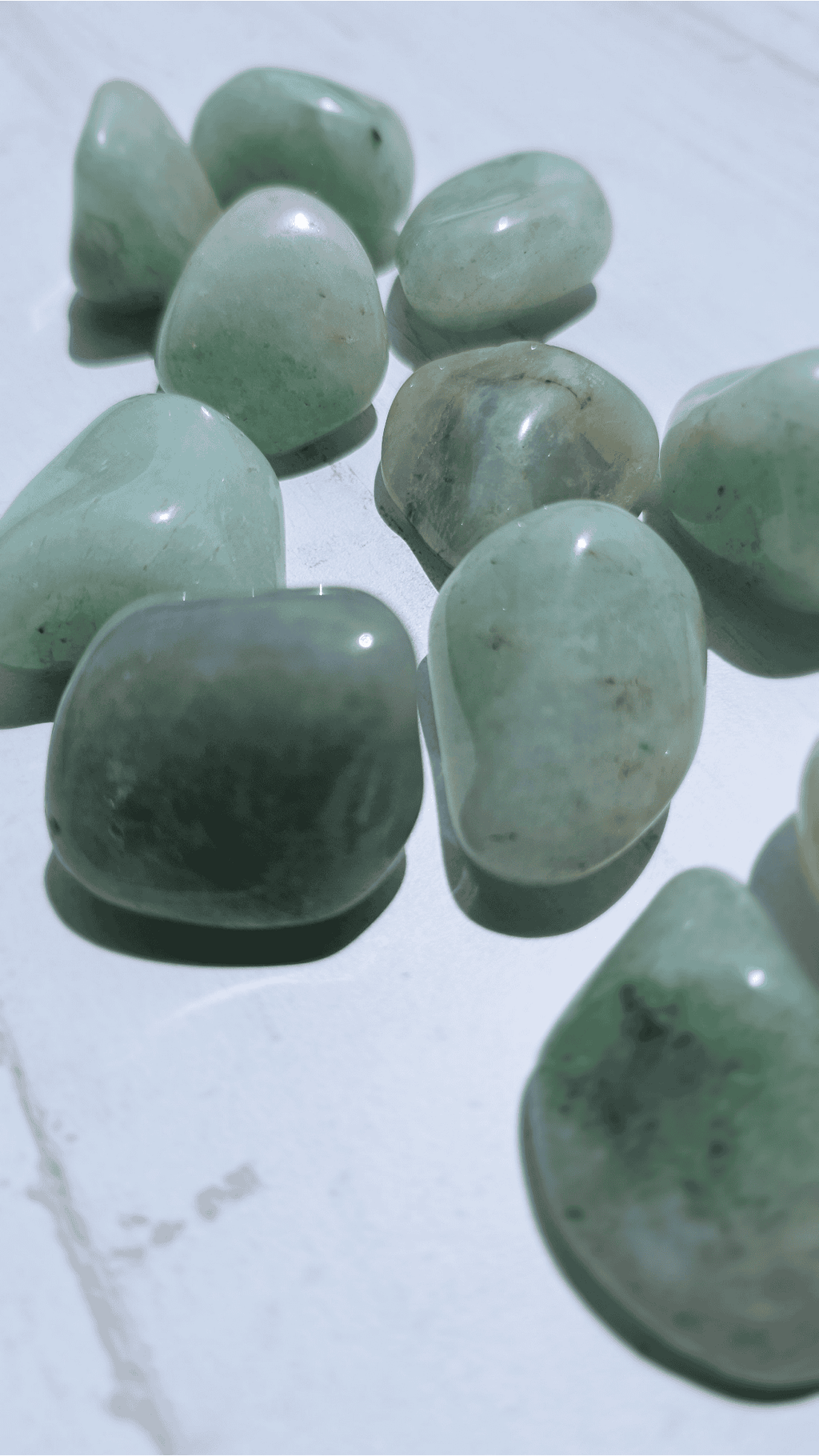 Rodado de Cuarzo Verde 3–4 cm | prosperidad y equilibrio