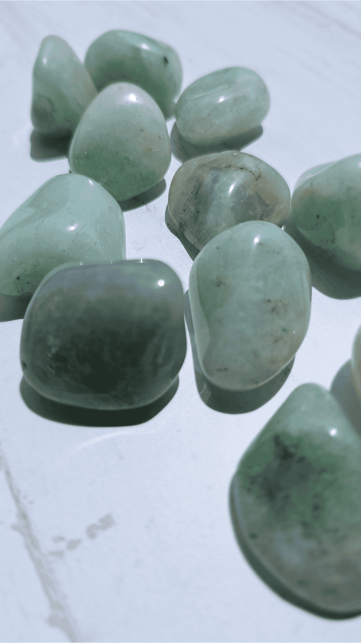 Rodado de Cuarzo Verde 3–4 cm | prosperidad y equilibrio