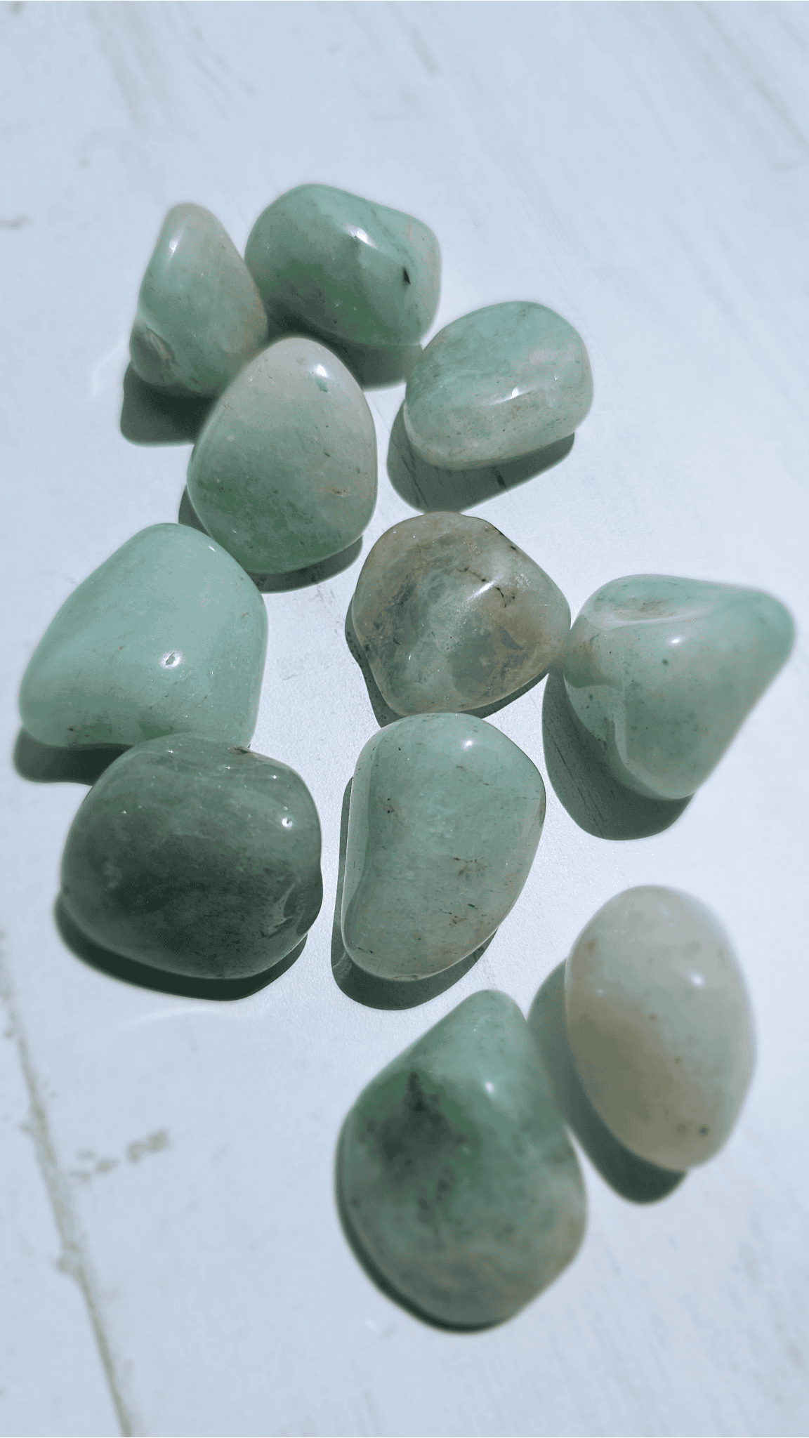 Rodado de Cuarzo Verde 3–4 cm | prosperidad y equilibrio