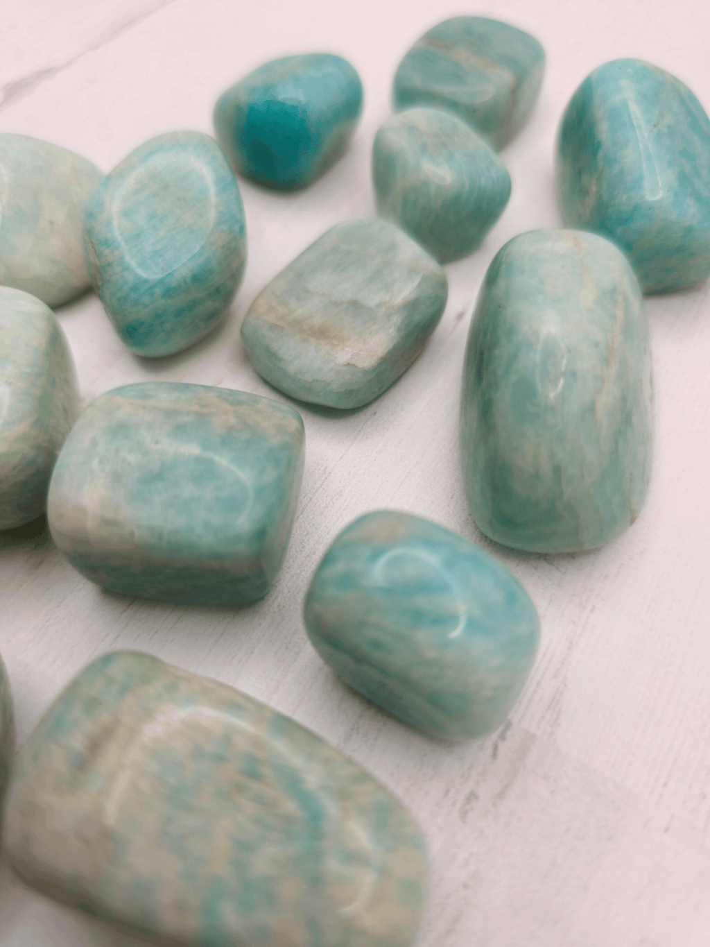 Rodado de Amazonita 1–4 cm | calma y comunicación