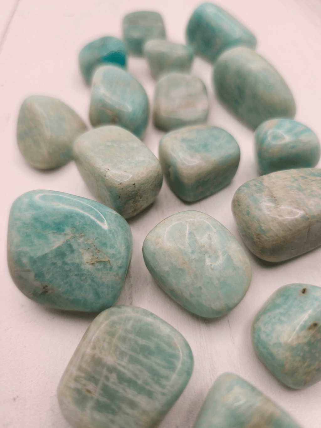 Rodado de Amazonita 1–4 cm | calma y comunicación