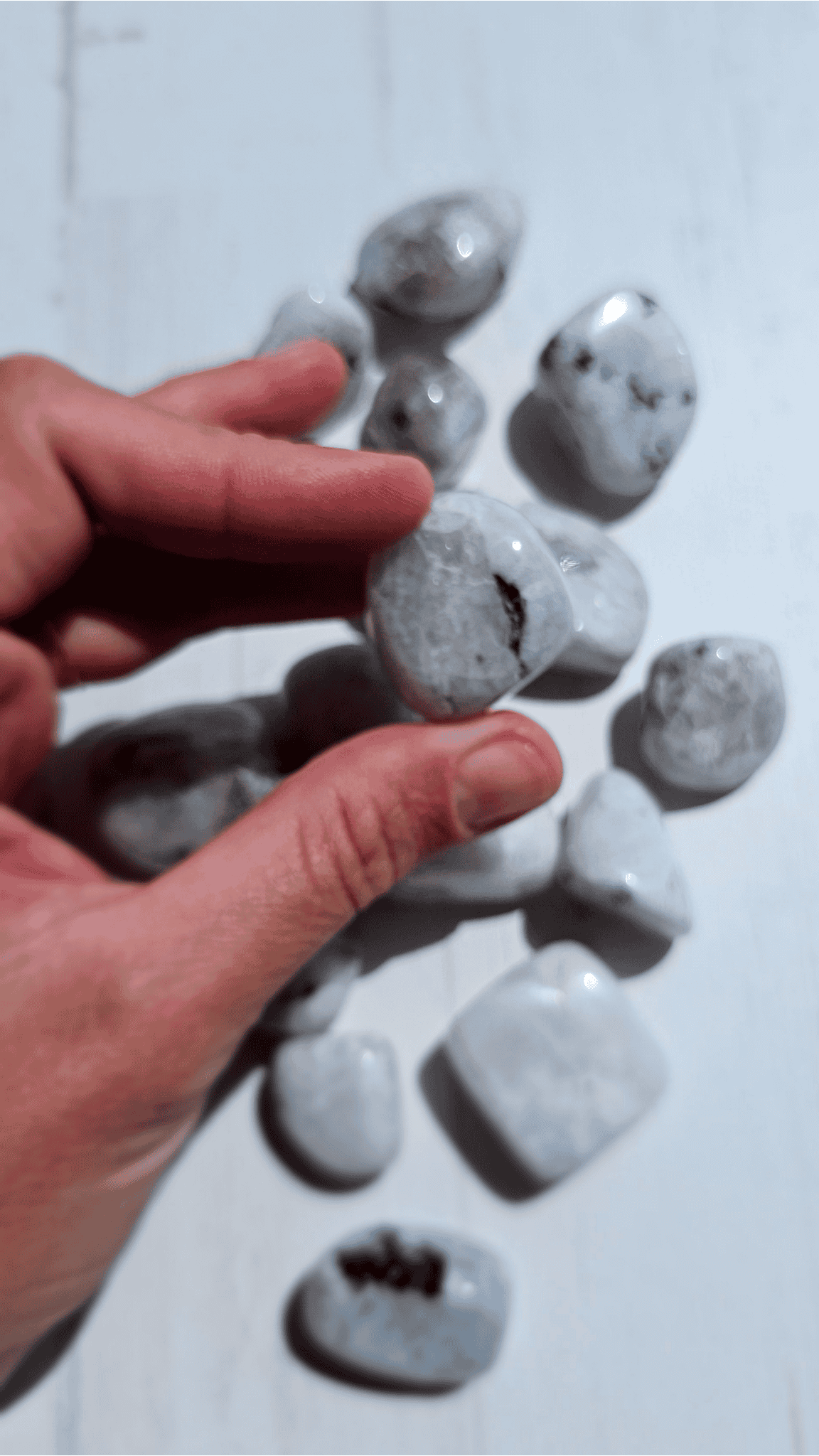 Rodado de Piedra Luna 2–3 cm | intuición y equilibrio