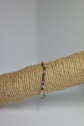 Pulsera de turmalina multicolor
